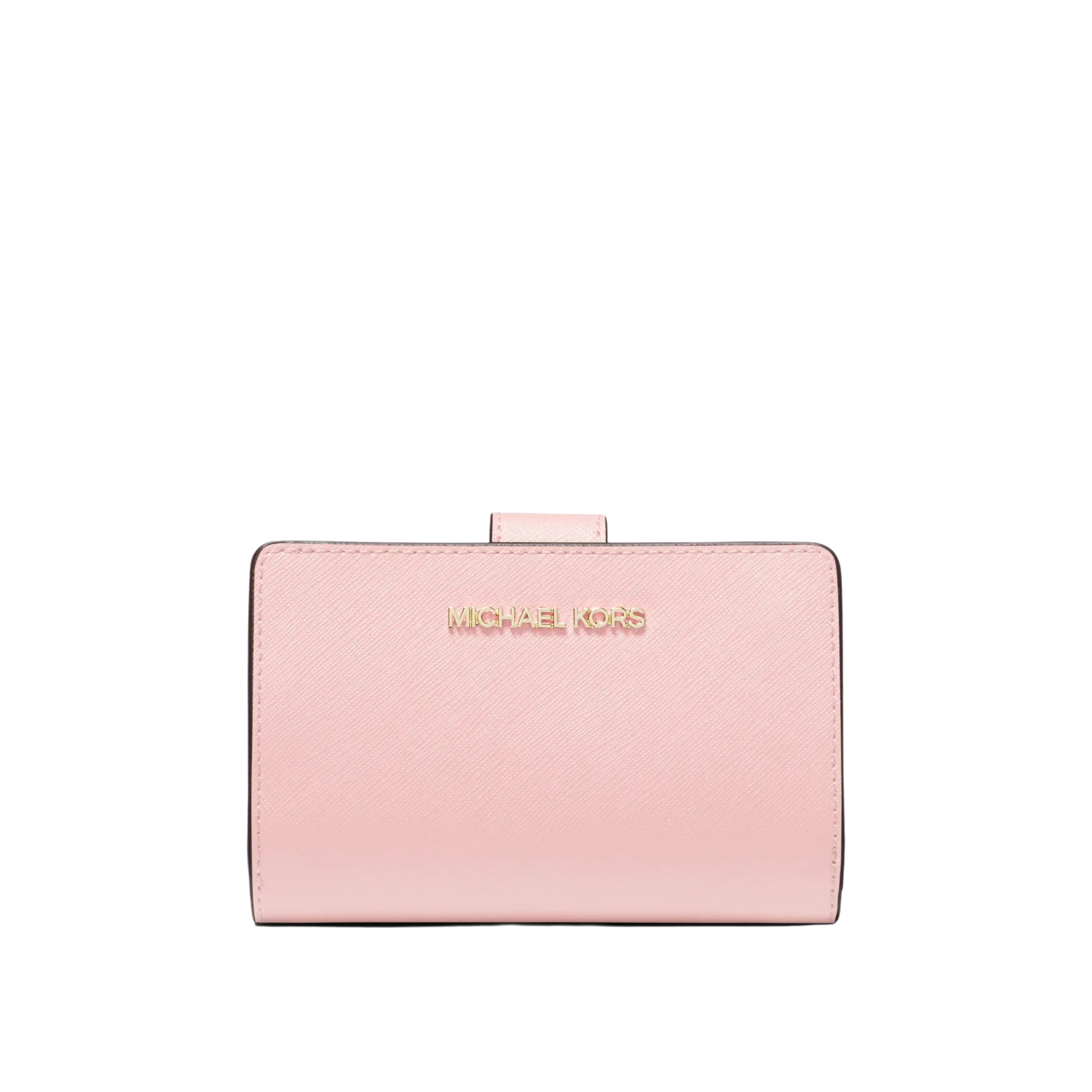 Michael Kors Women Medium Crossgrain Leather Wallet - Powder Blush