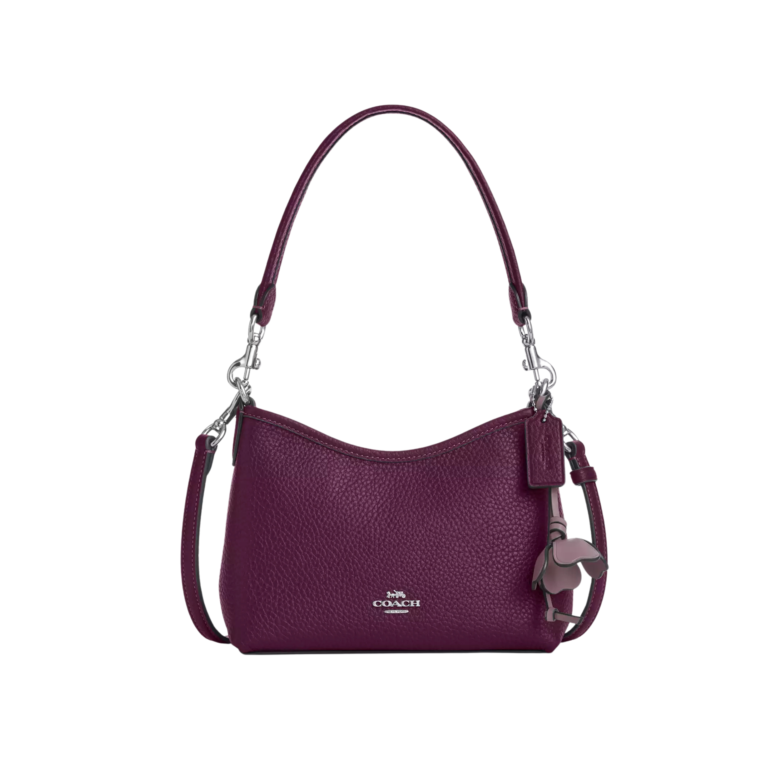 COACH Women Laurel Small Shoulder Bag - Silver Purple