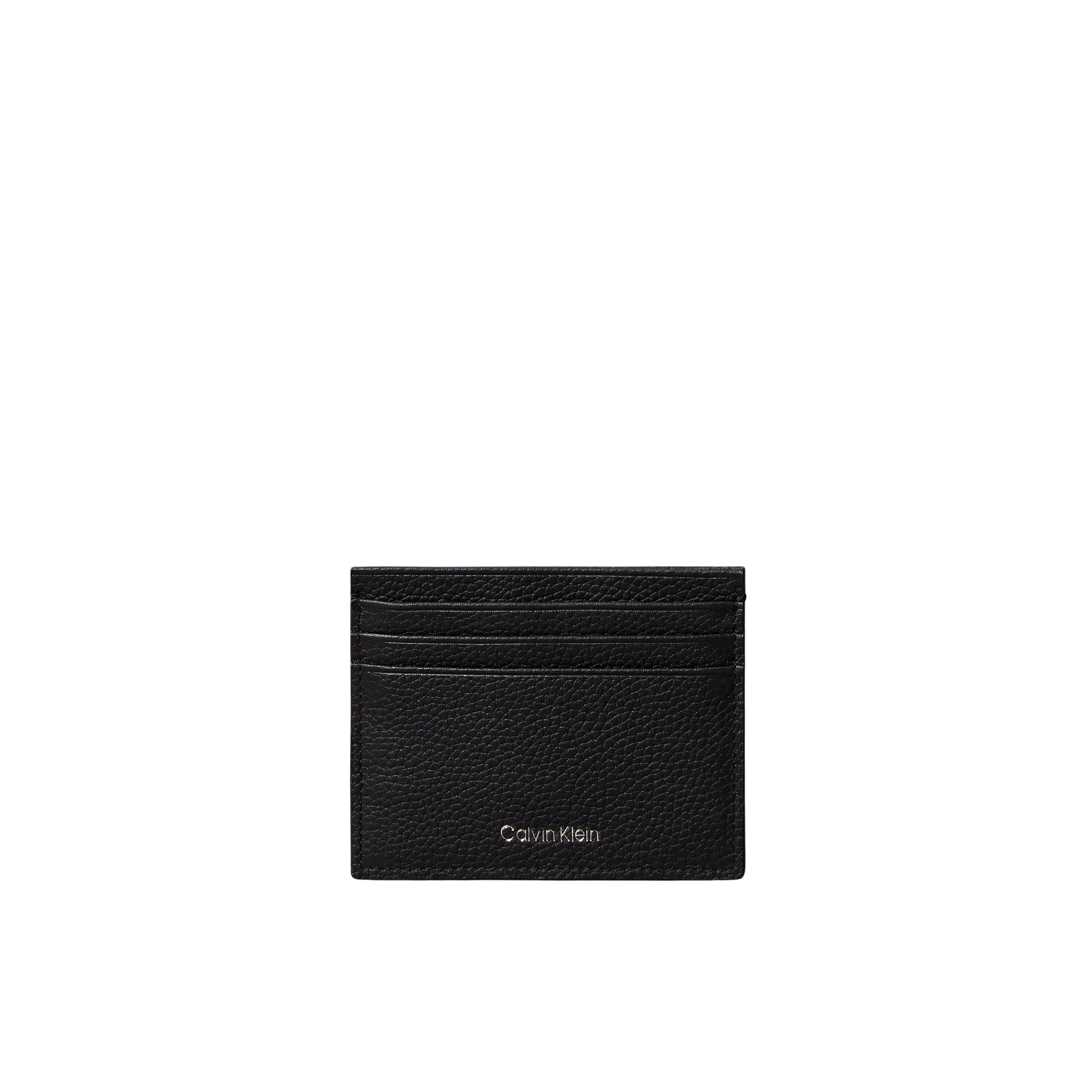 Calvin Klein Men Foil Embossed Logo Card Case - Black