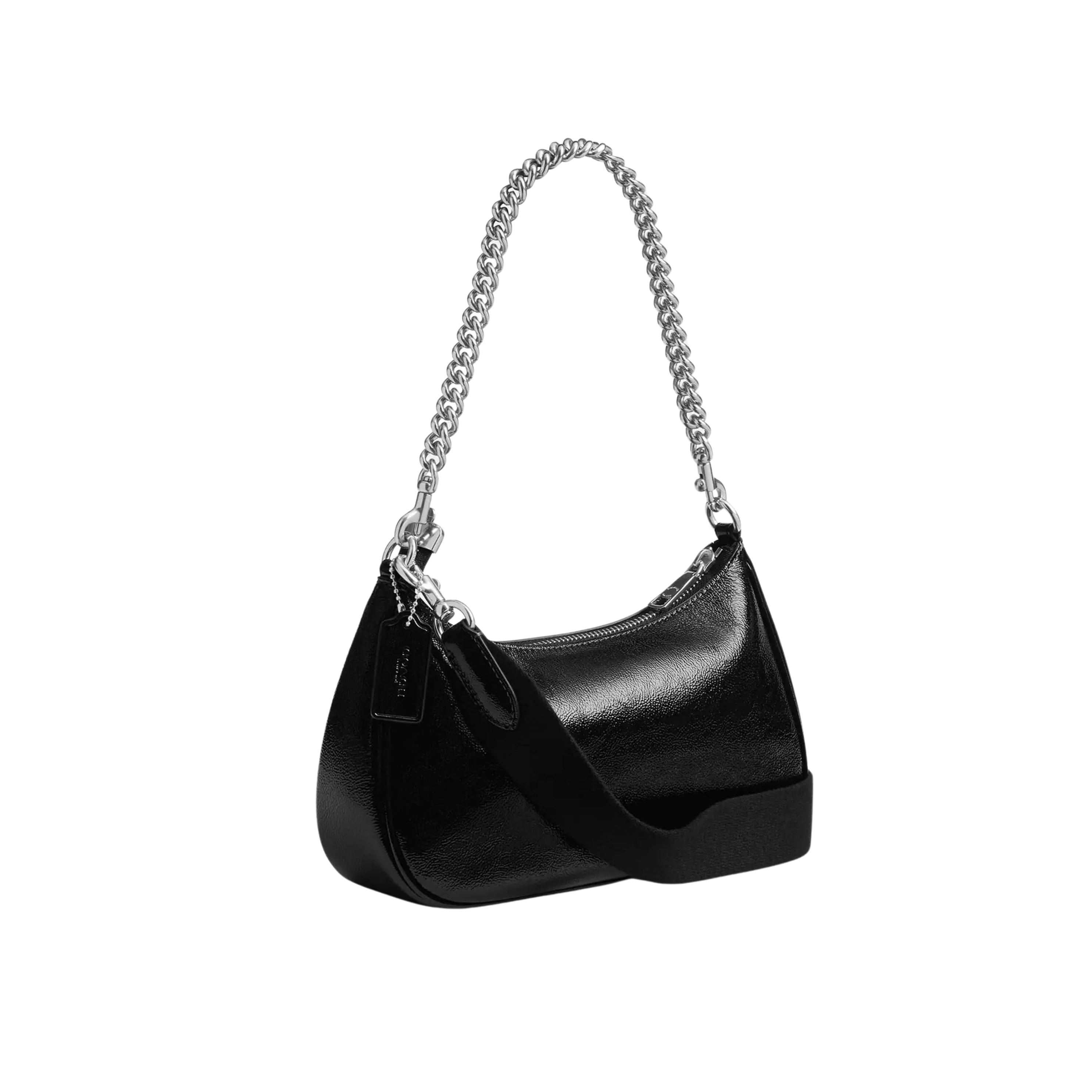 COACH Women Teri Shoulder Bag - Black Silver