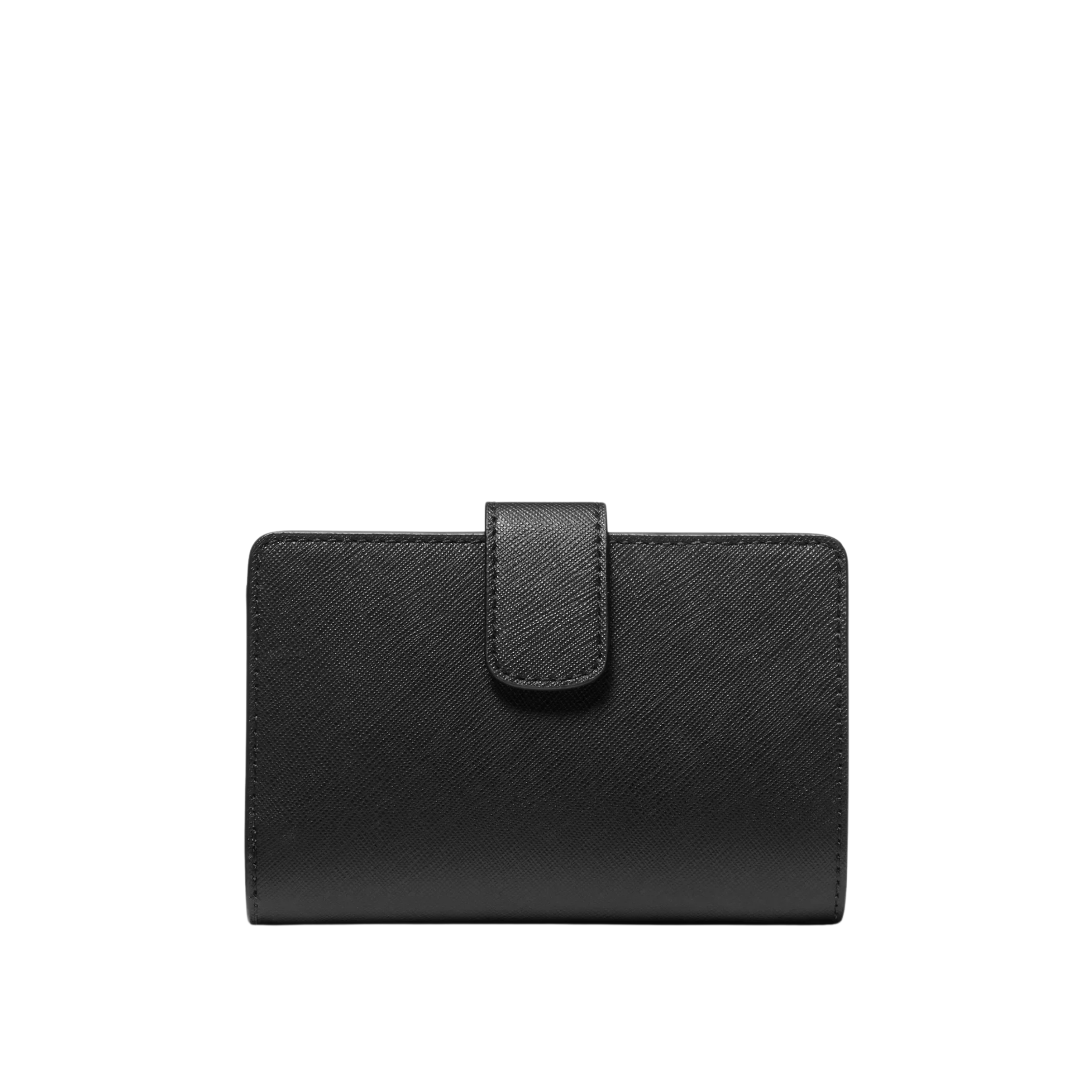 Michael Kors Women Medium Crossgrain Leather Wallet - Black