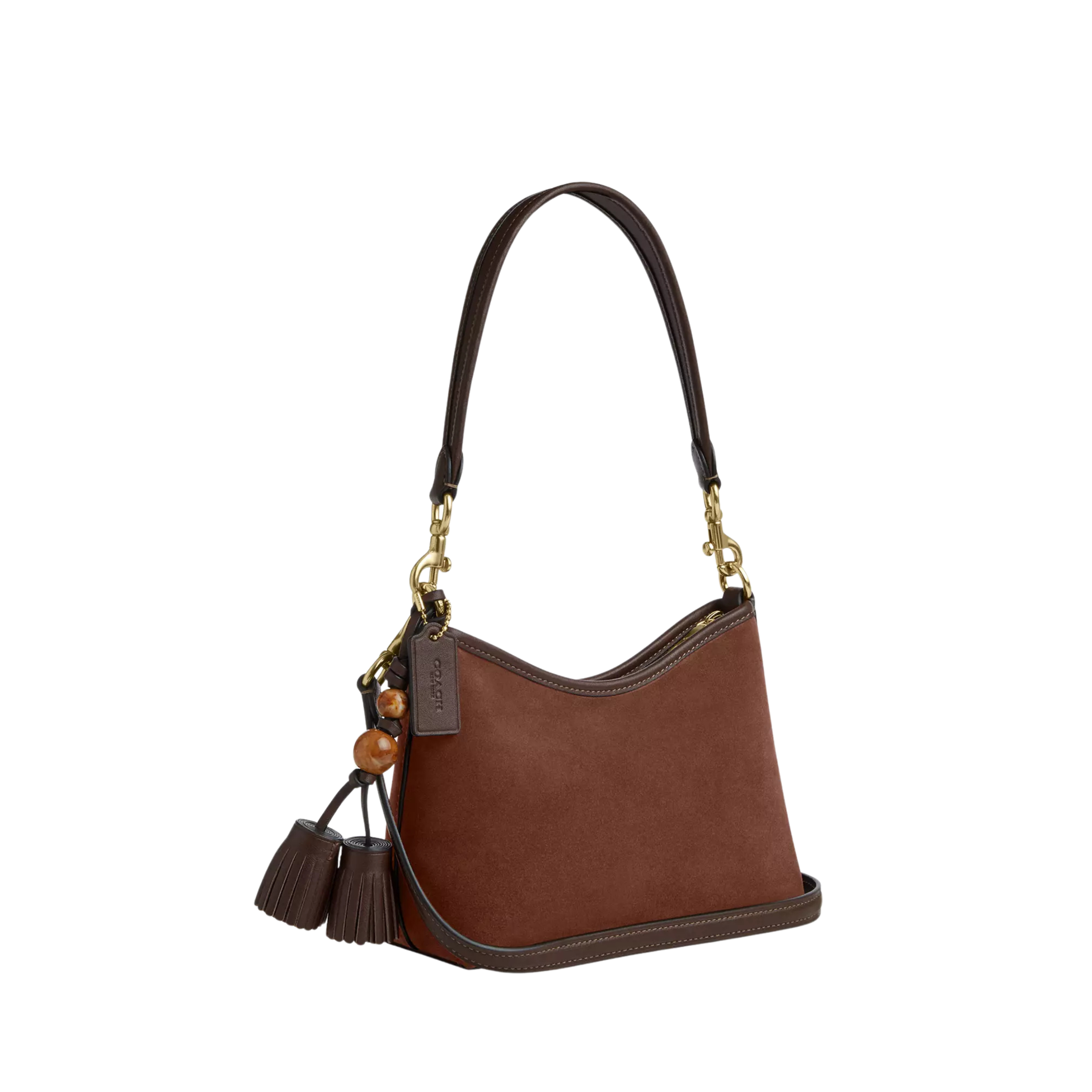 COACH Women Laurel Small Shoulder Bag - Vintage Brown Maple
