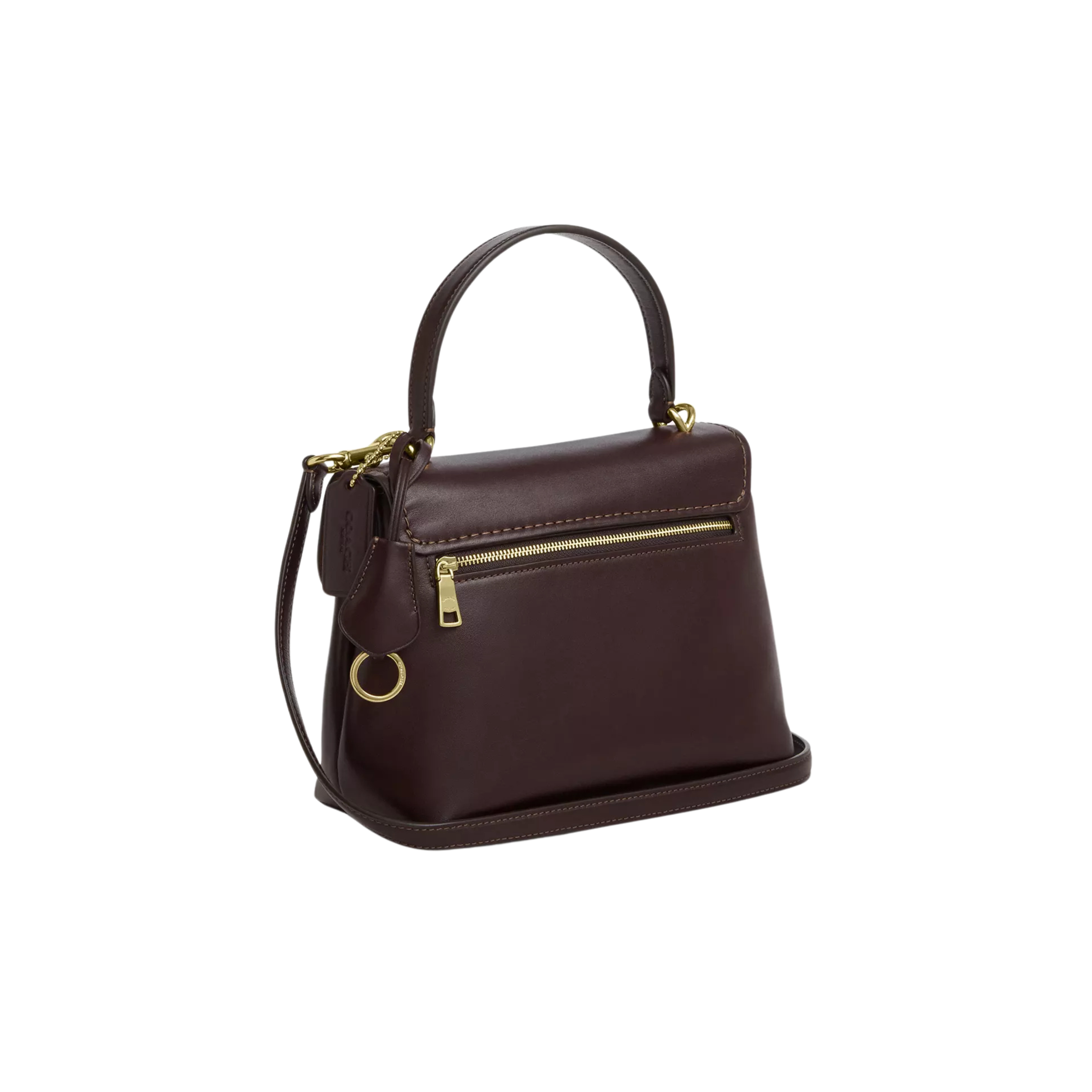 COACH Women Emory Top Handle Bag - Brown Gold