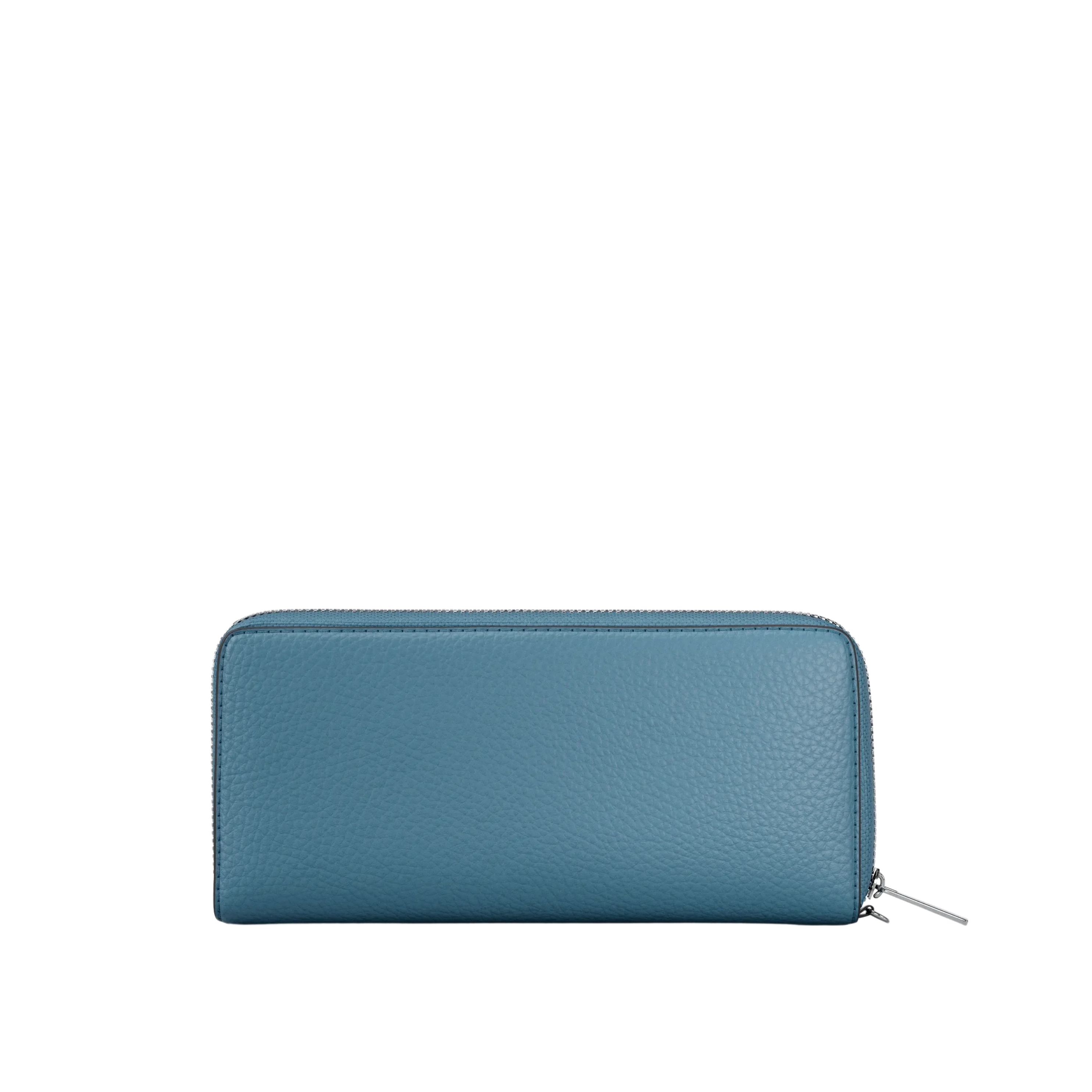 Michael Kors Women Large Pebbled Leather Continental Wallet - Denim