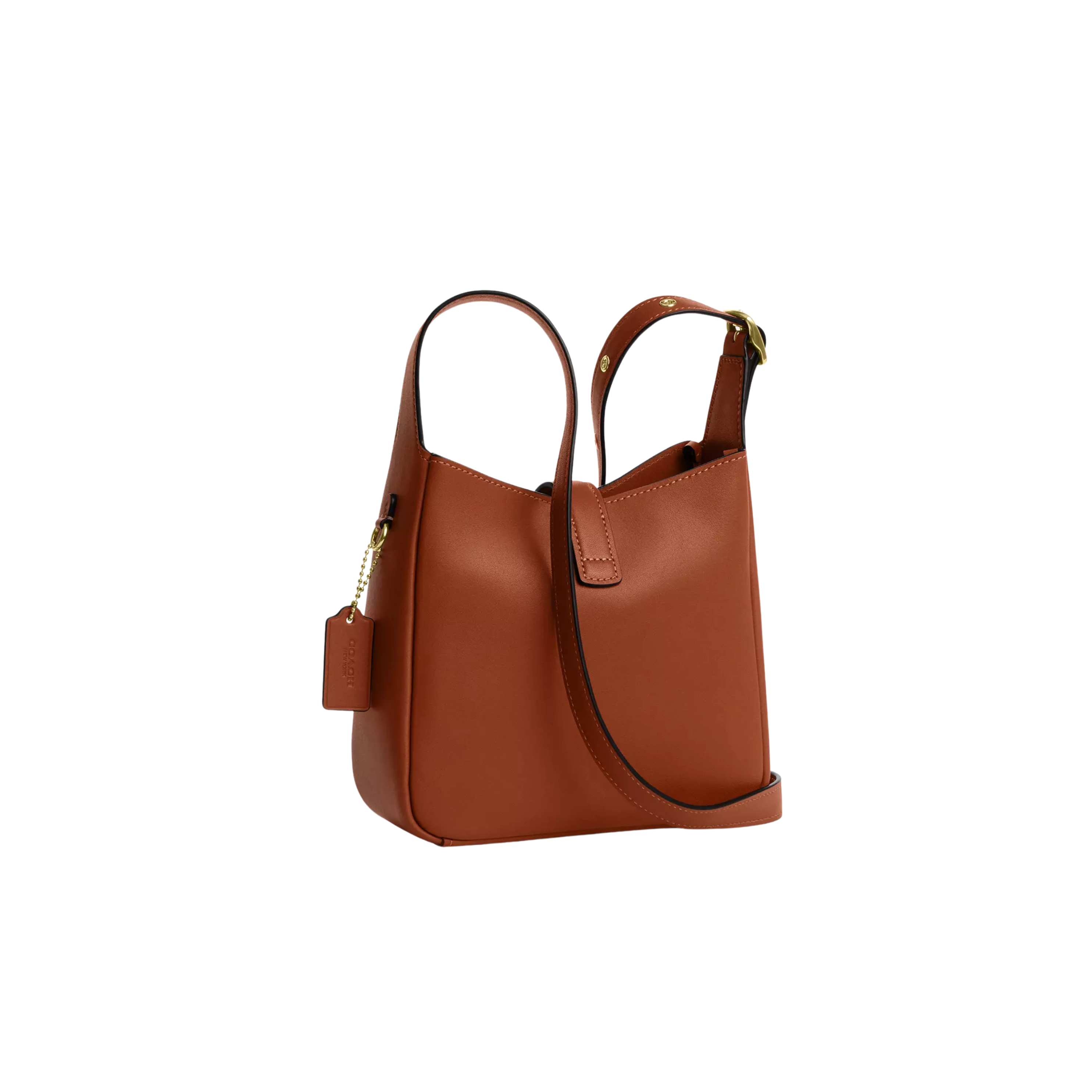 COACH Women Hadley Mini Crossbody Bag - Gold Tan