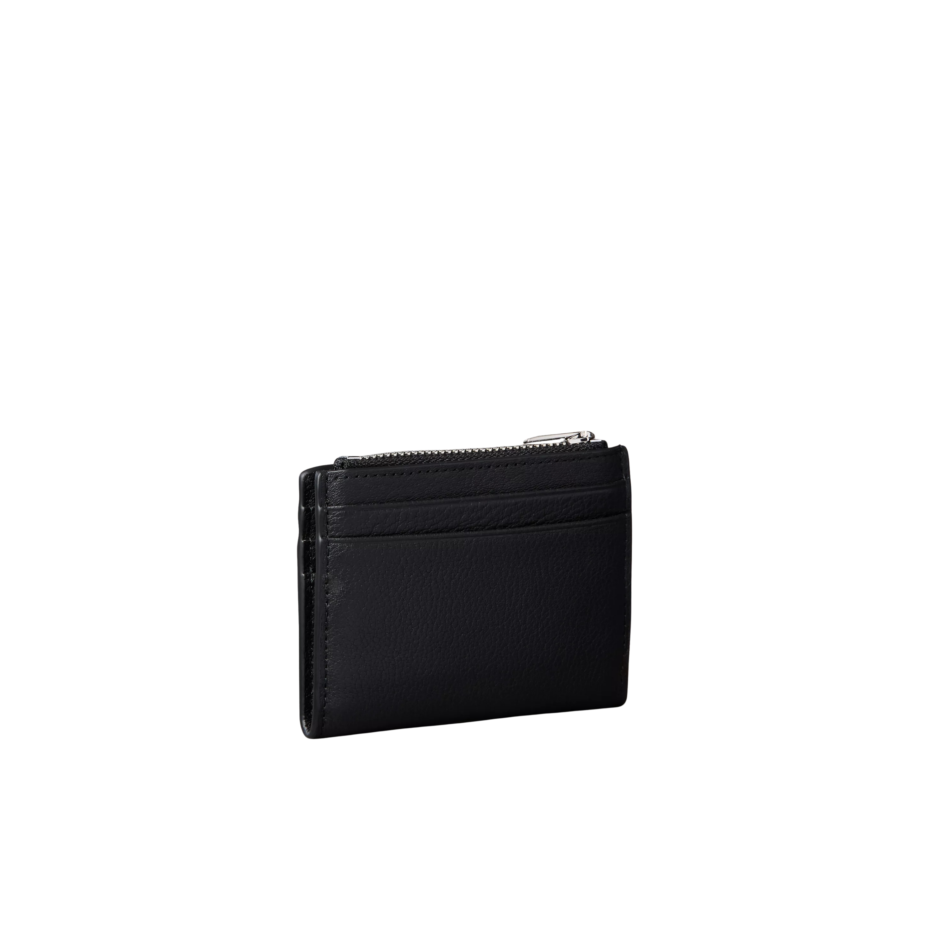 Calvin Klein Men Pebble Grain Leather Card Case - Black