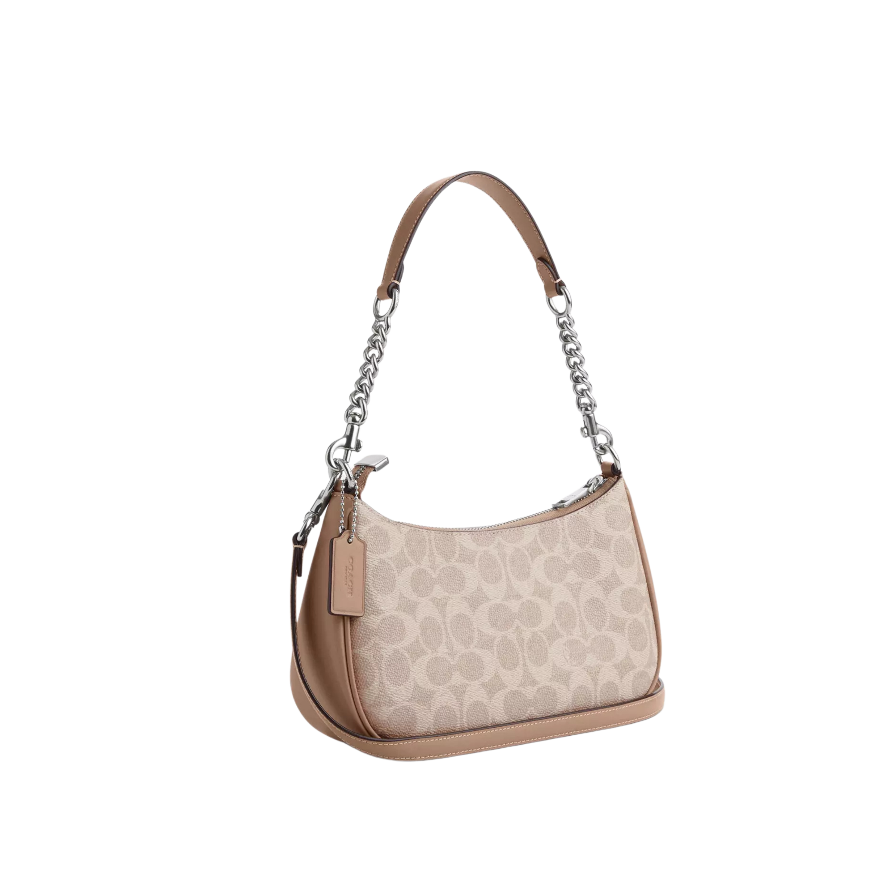 COACH Women Teri Shoulder Bag - Silver Beige