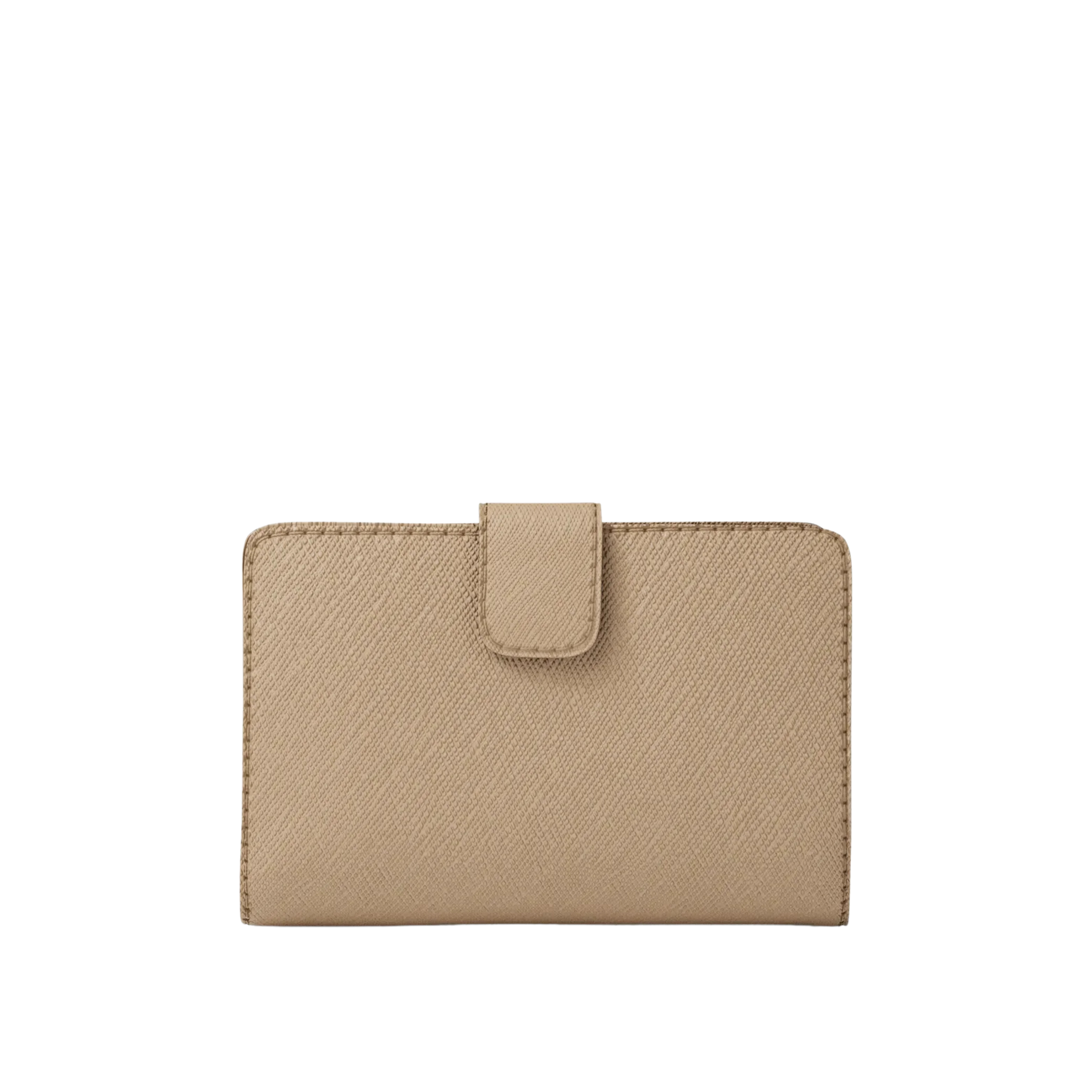 Michael Kors Women Medium Crossgrain Leather Wallet - Camel