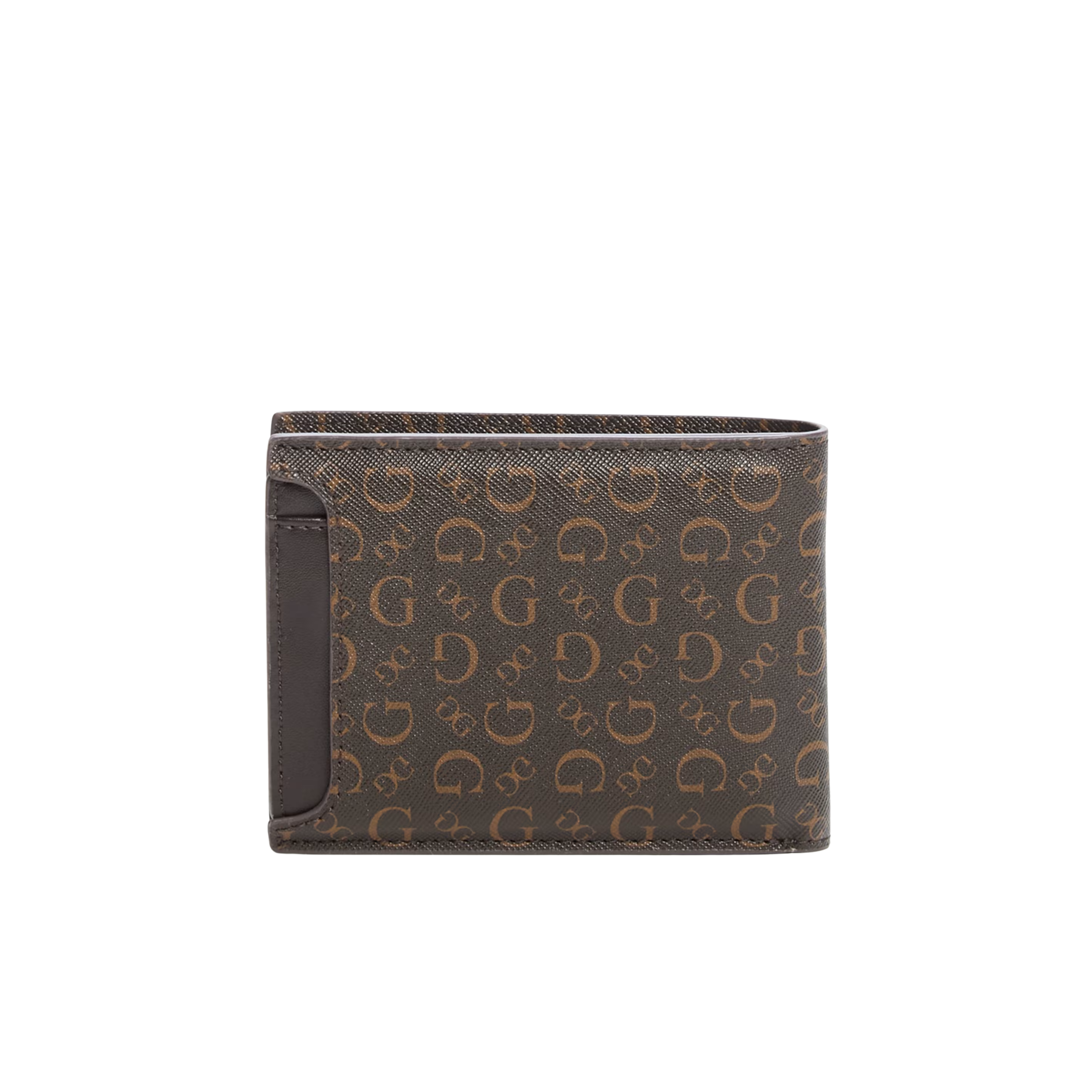 Guess Men Carter Logo Bifold Wallet - Brown