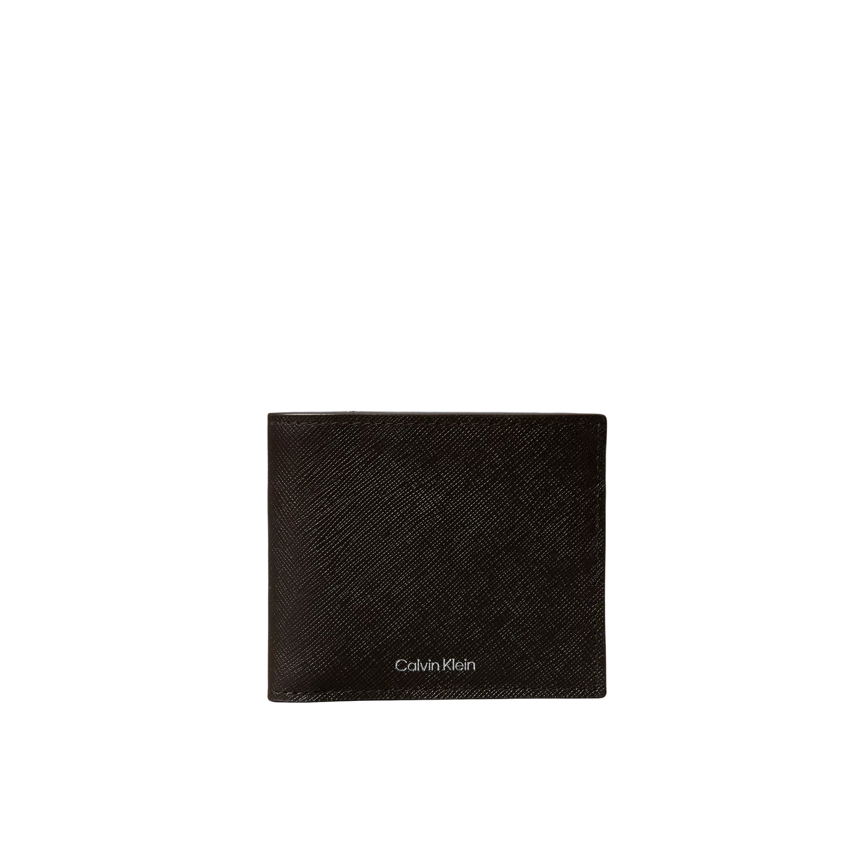 Calvin Klein Men Refined Saffiano Bifold Wallet - Chocolate Martini