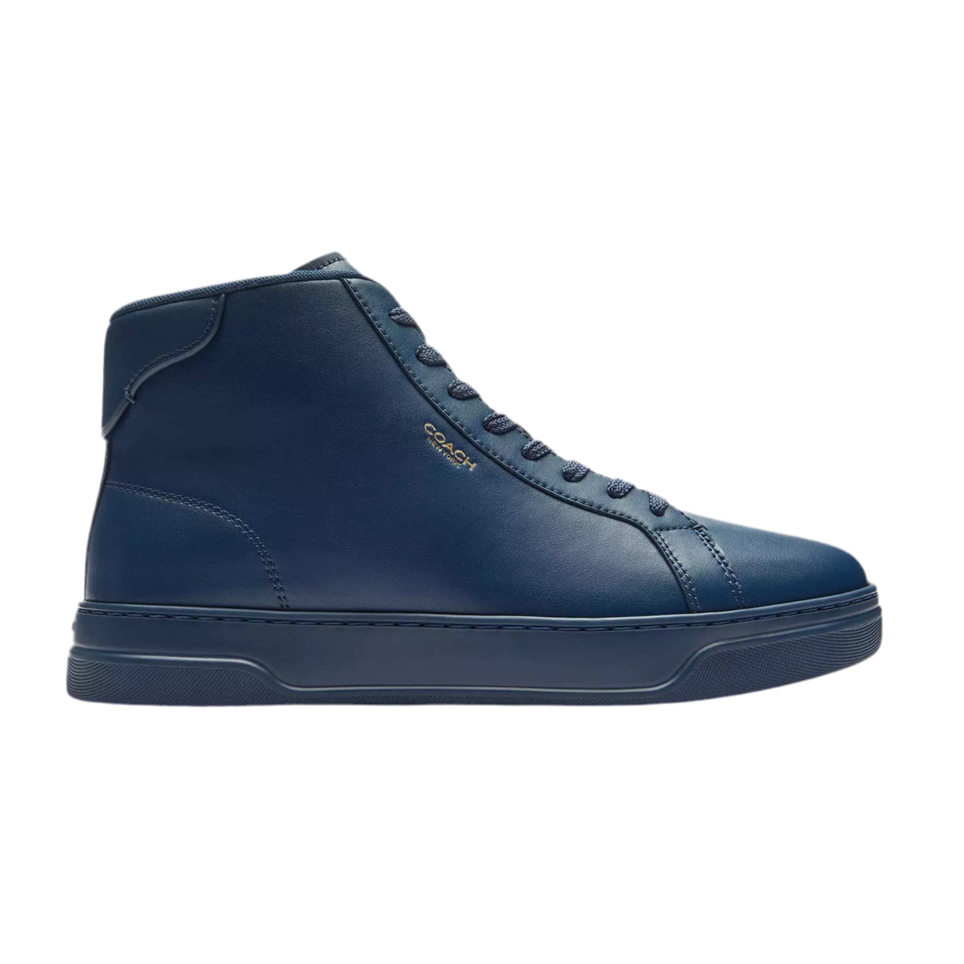 COACH Men's High Line High Top Sneaker - Deep Blue