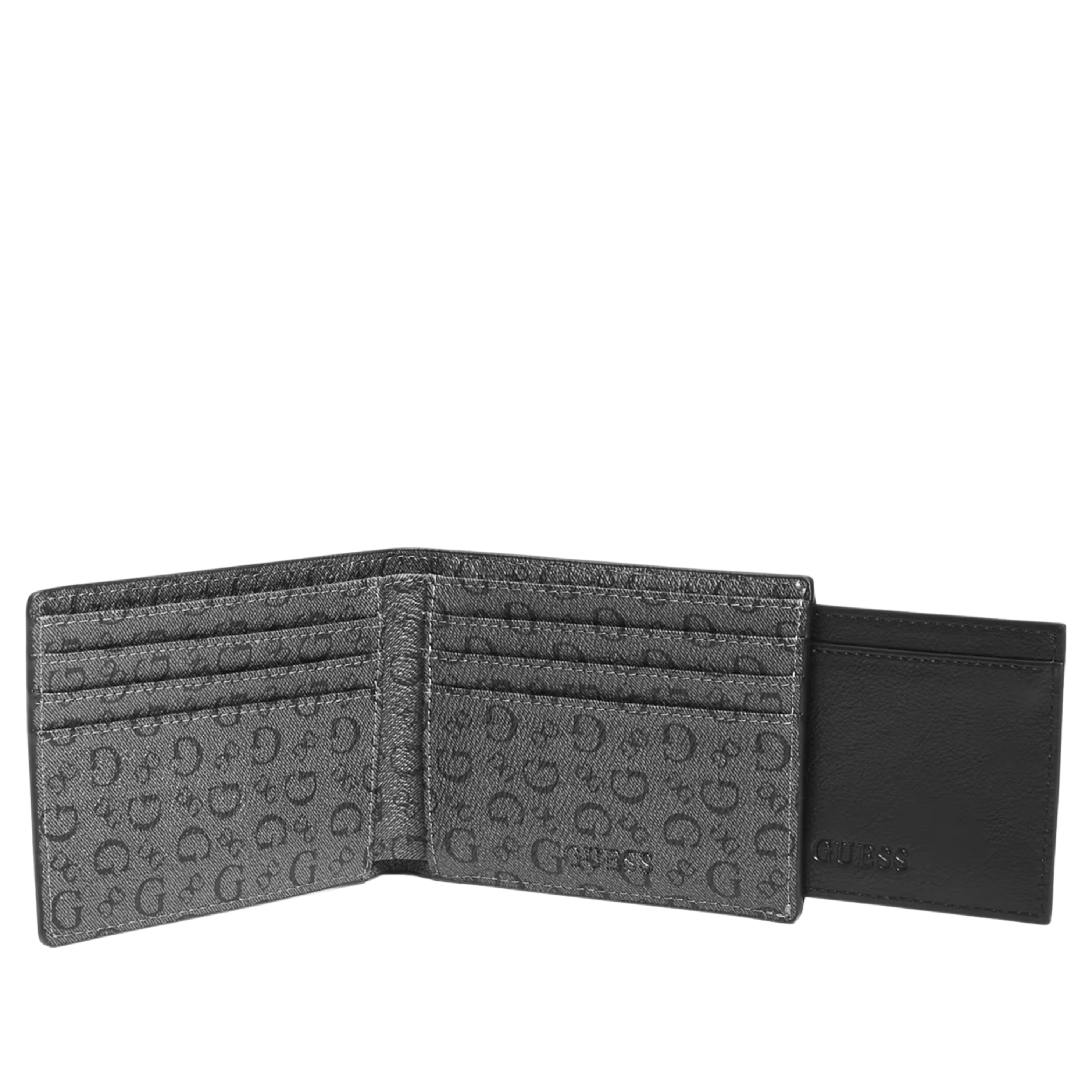Guess Men Carter Billfold Wallet - Black G
