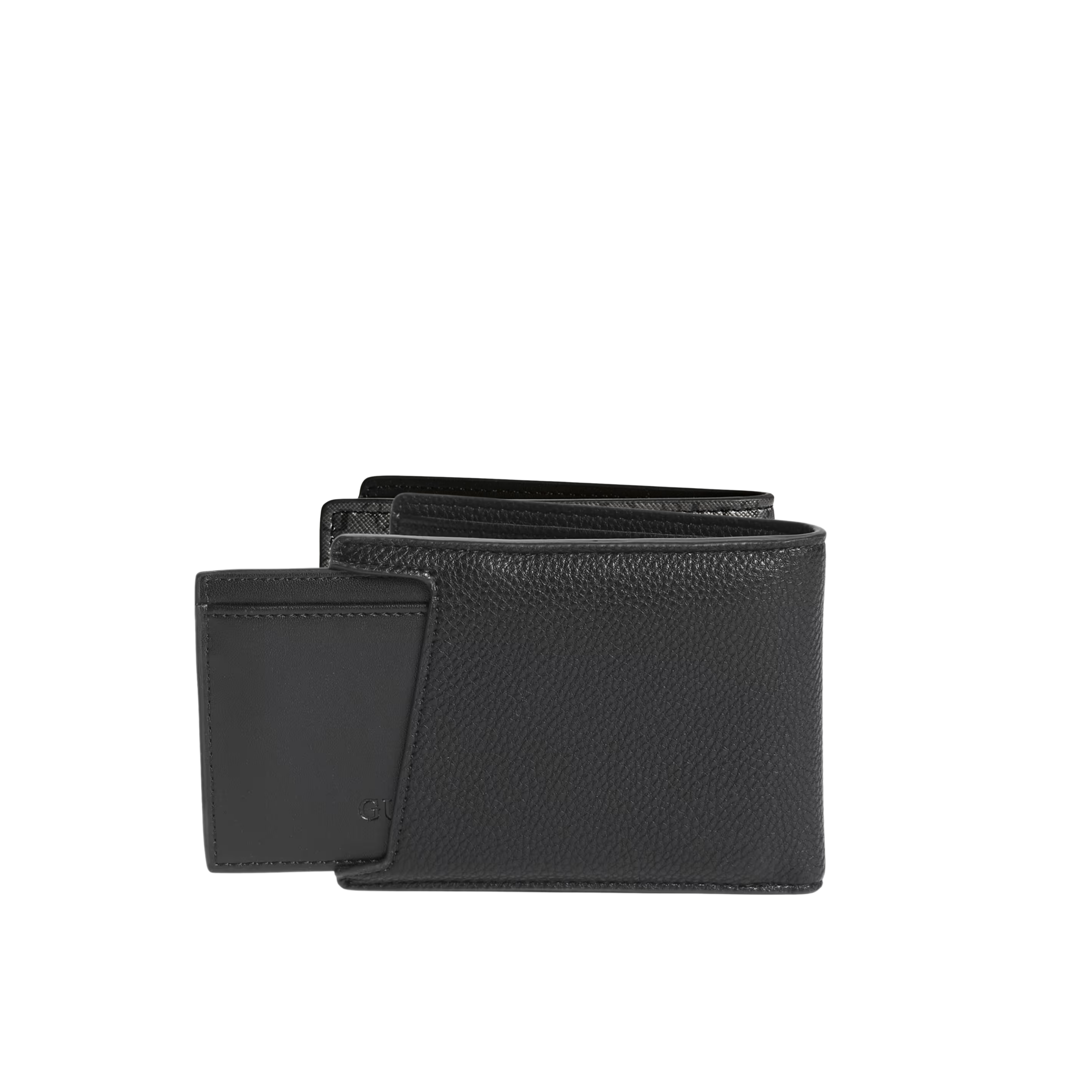 Guess Men Billfold Pull Out Card Case - Black