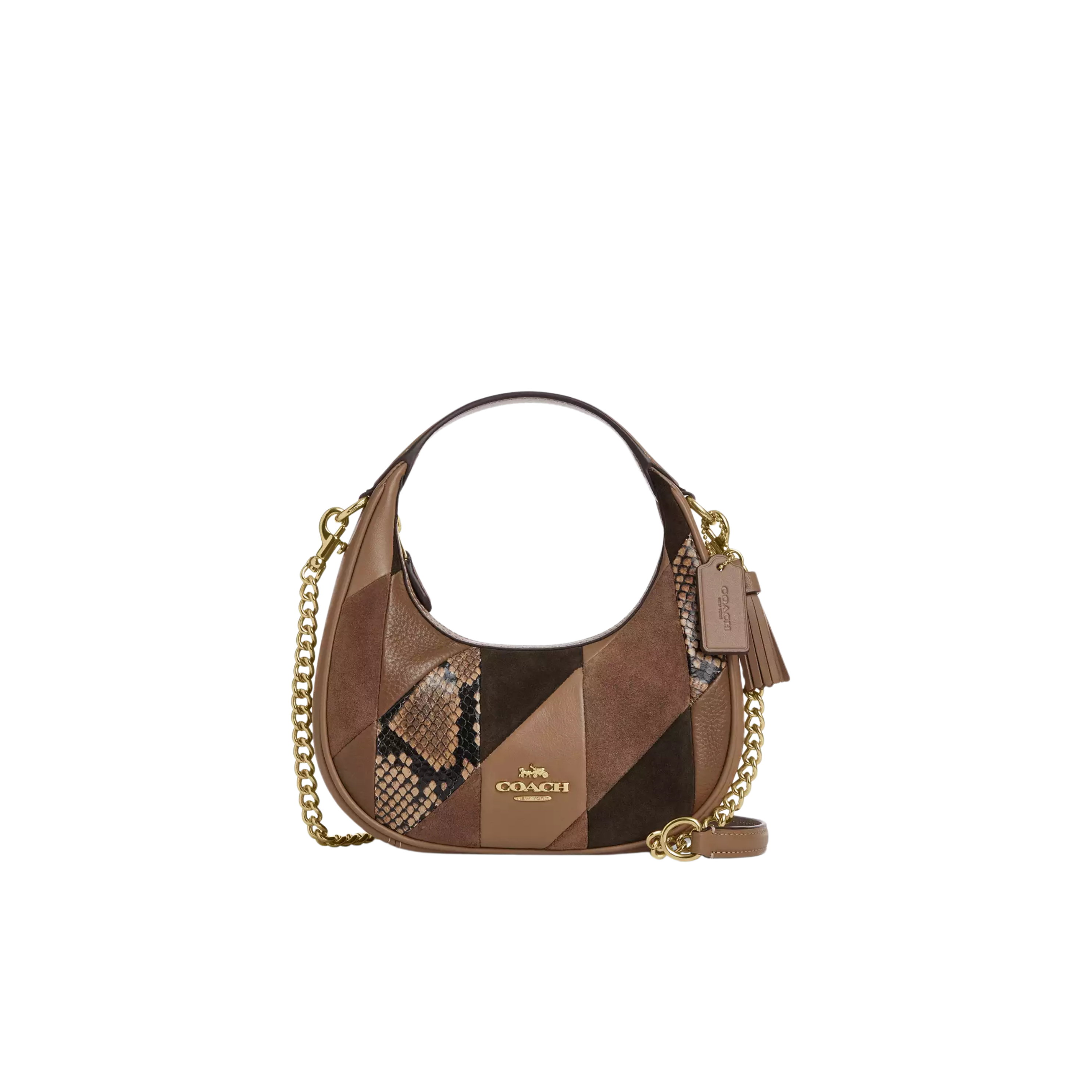 COACH Women Carmen Mini Crossbody Bag - Mushroom