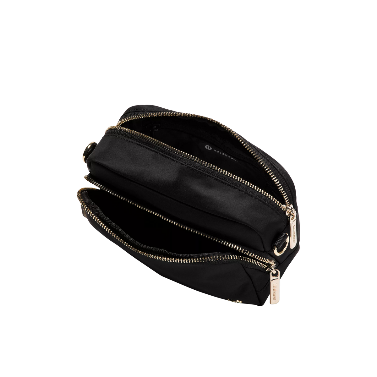 Lululemon Everywhere Crossbody Bag 2L Metal Hardware - Black Gold