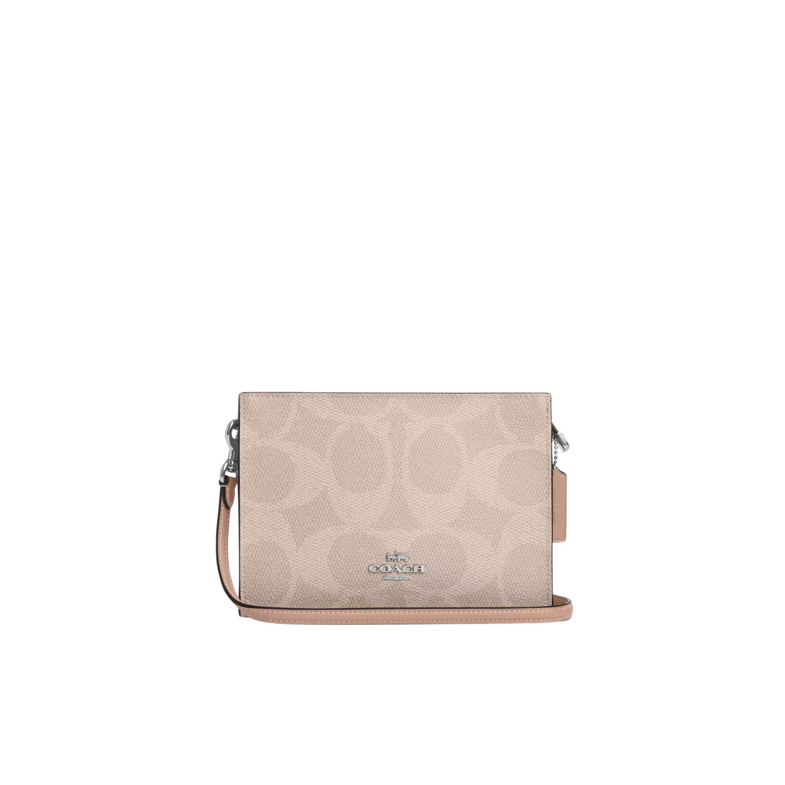 COACH Women Slim Crossbody Bag - Silver Sand Taupe
