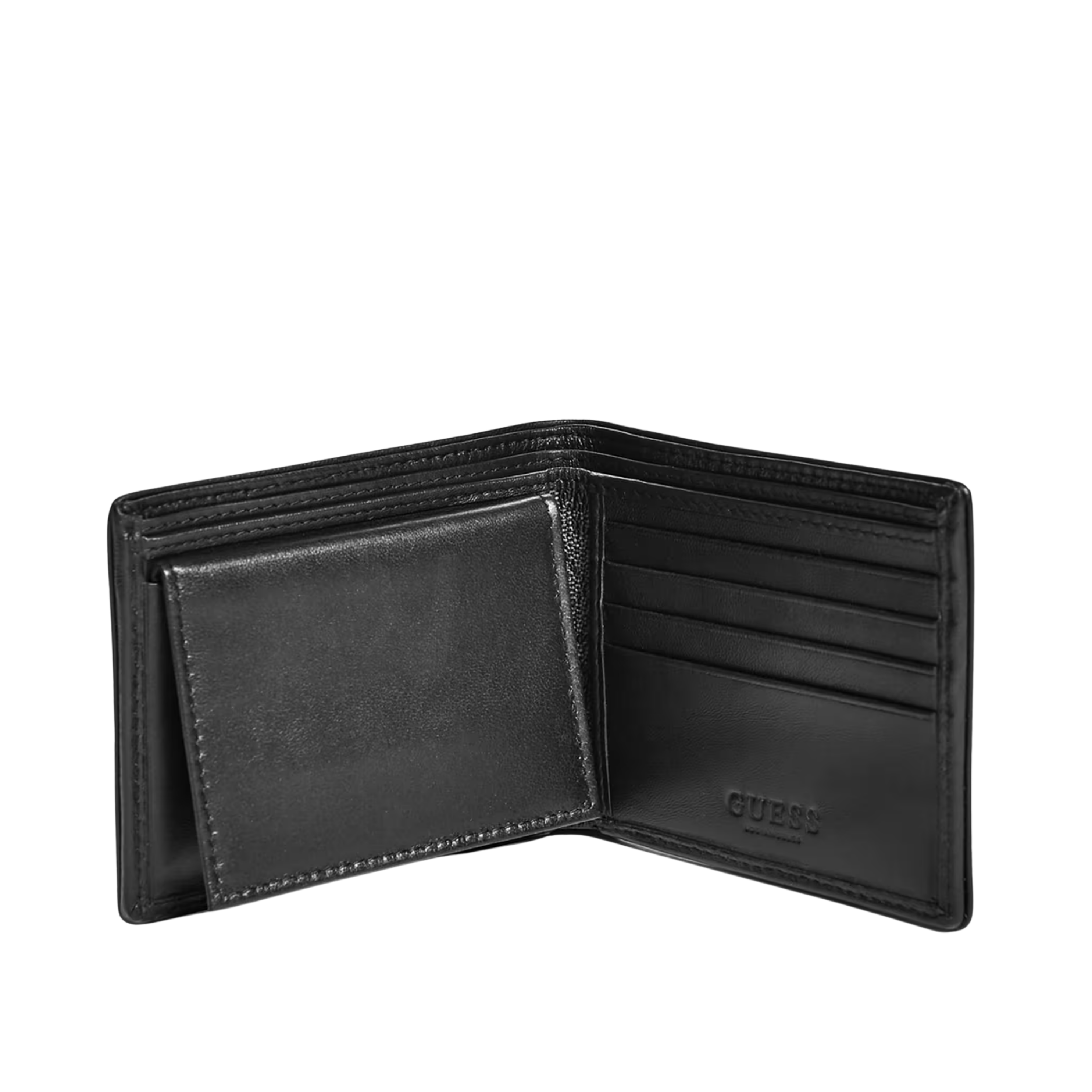 Guess Men Milano Logo Backpack Wallet - Black