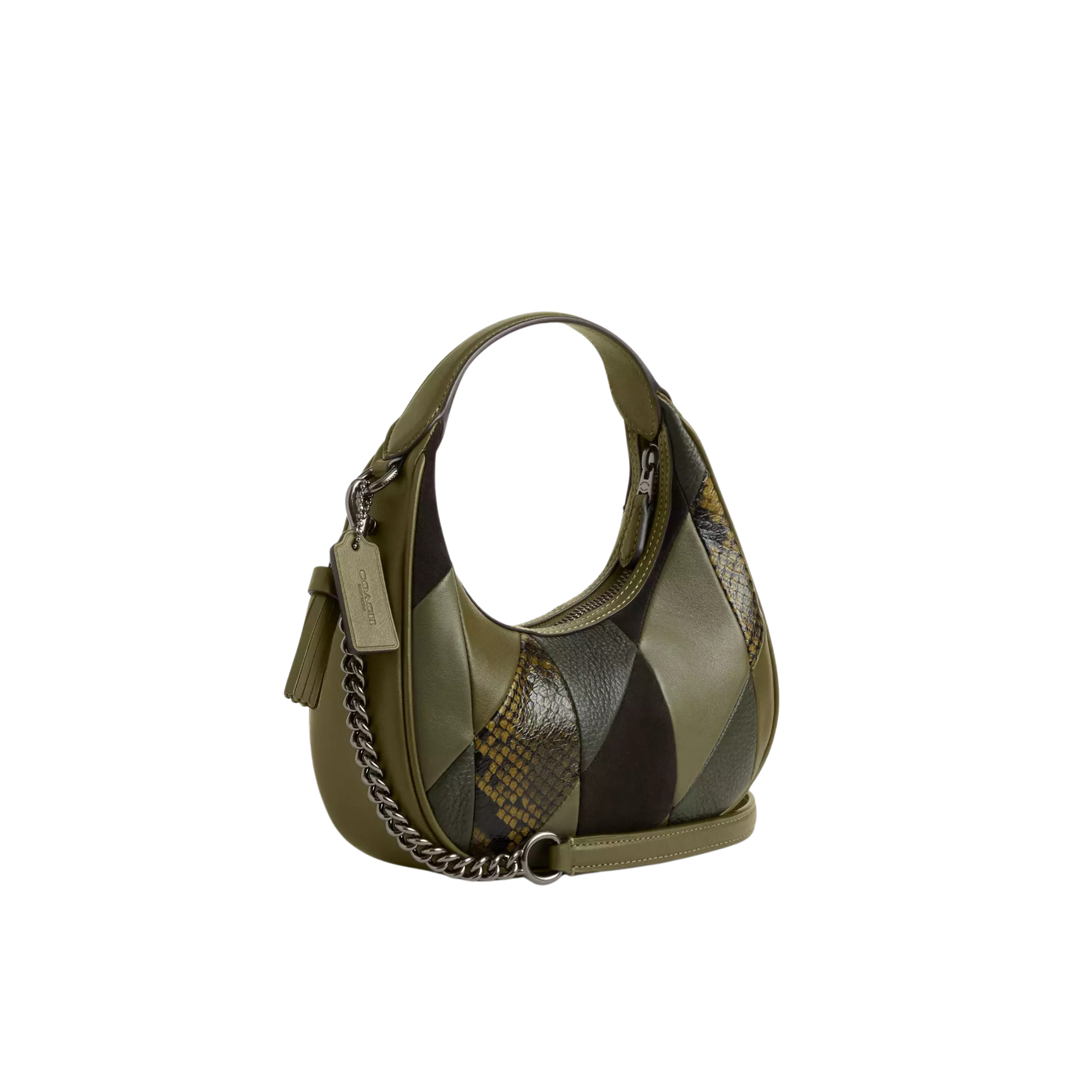COACH Women Carmen Mini Crossbody Bag - Gunmetal Olive