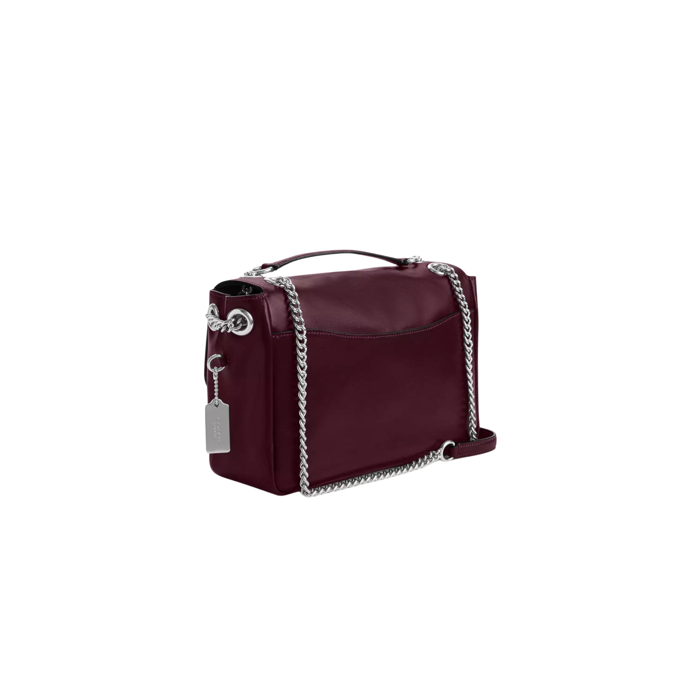 COACH Women Elodie Crossbody Bag - Wine Silver