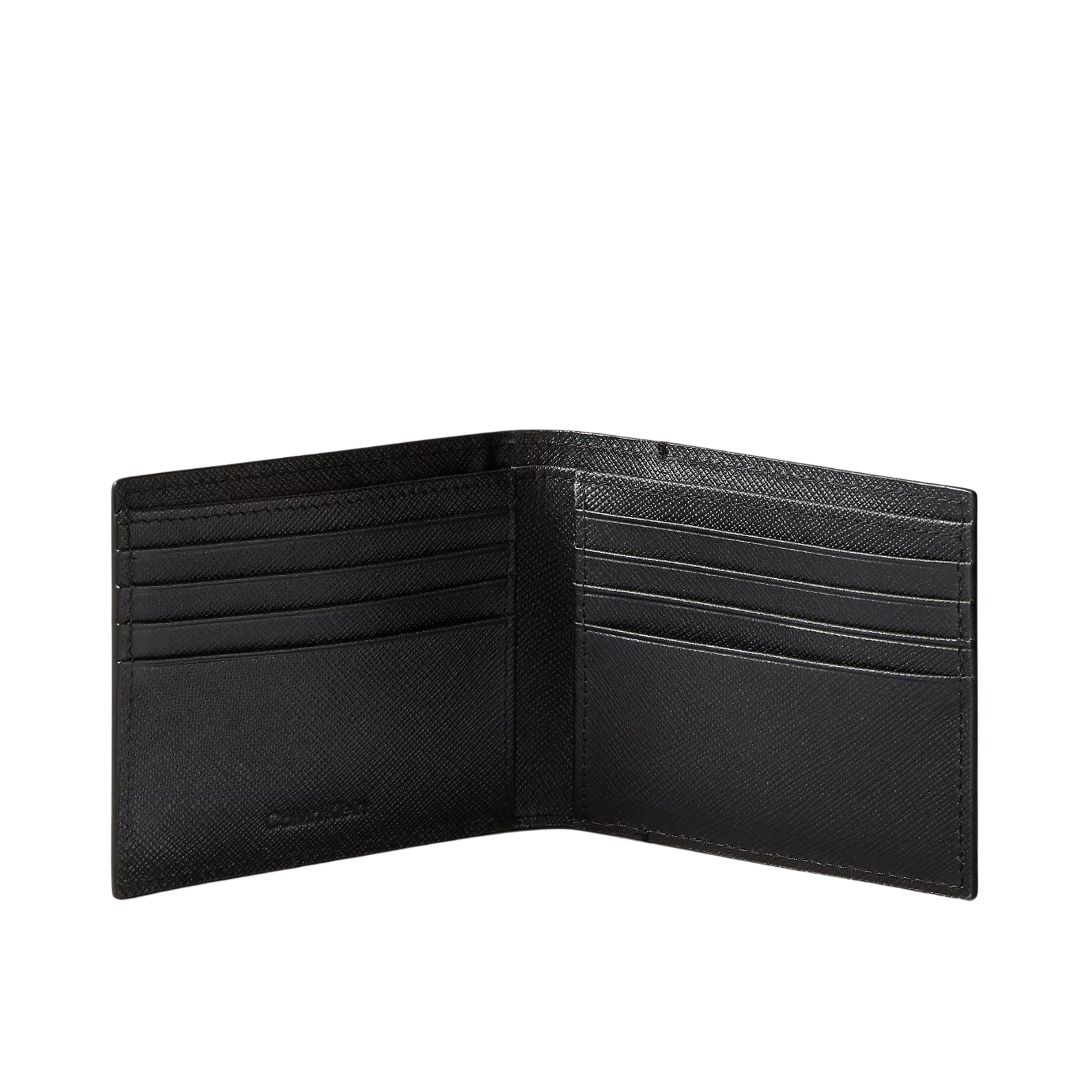 Calvin Klein Men Refined Saffiano Bifold Wallet - Black