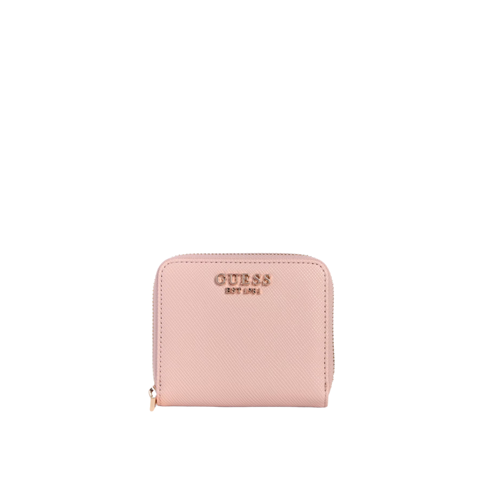 Guess Women Laurel Small Zip Around Wallet - Light Rose