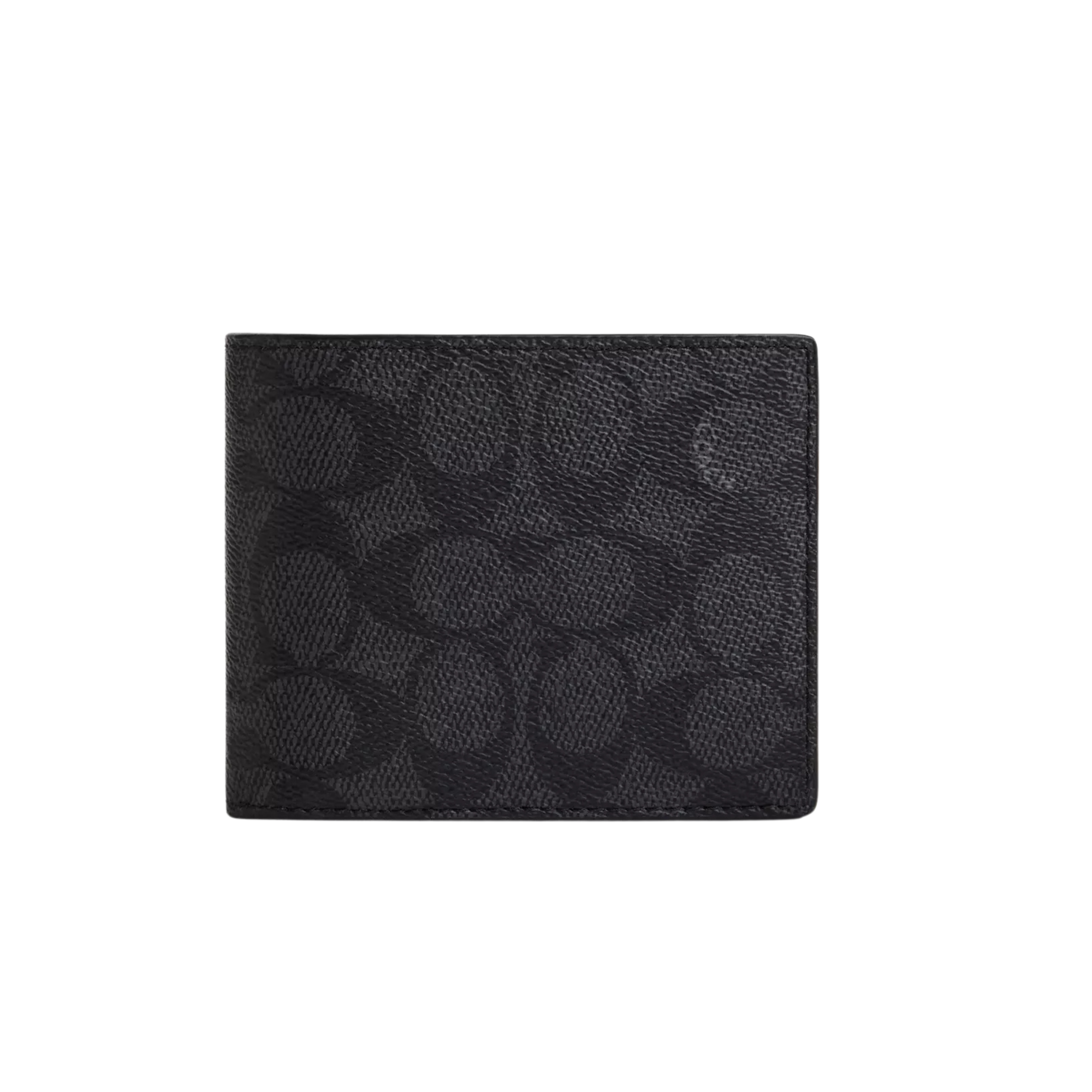 COACH 3 In 1 Wallet - Charcoal Black