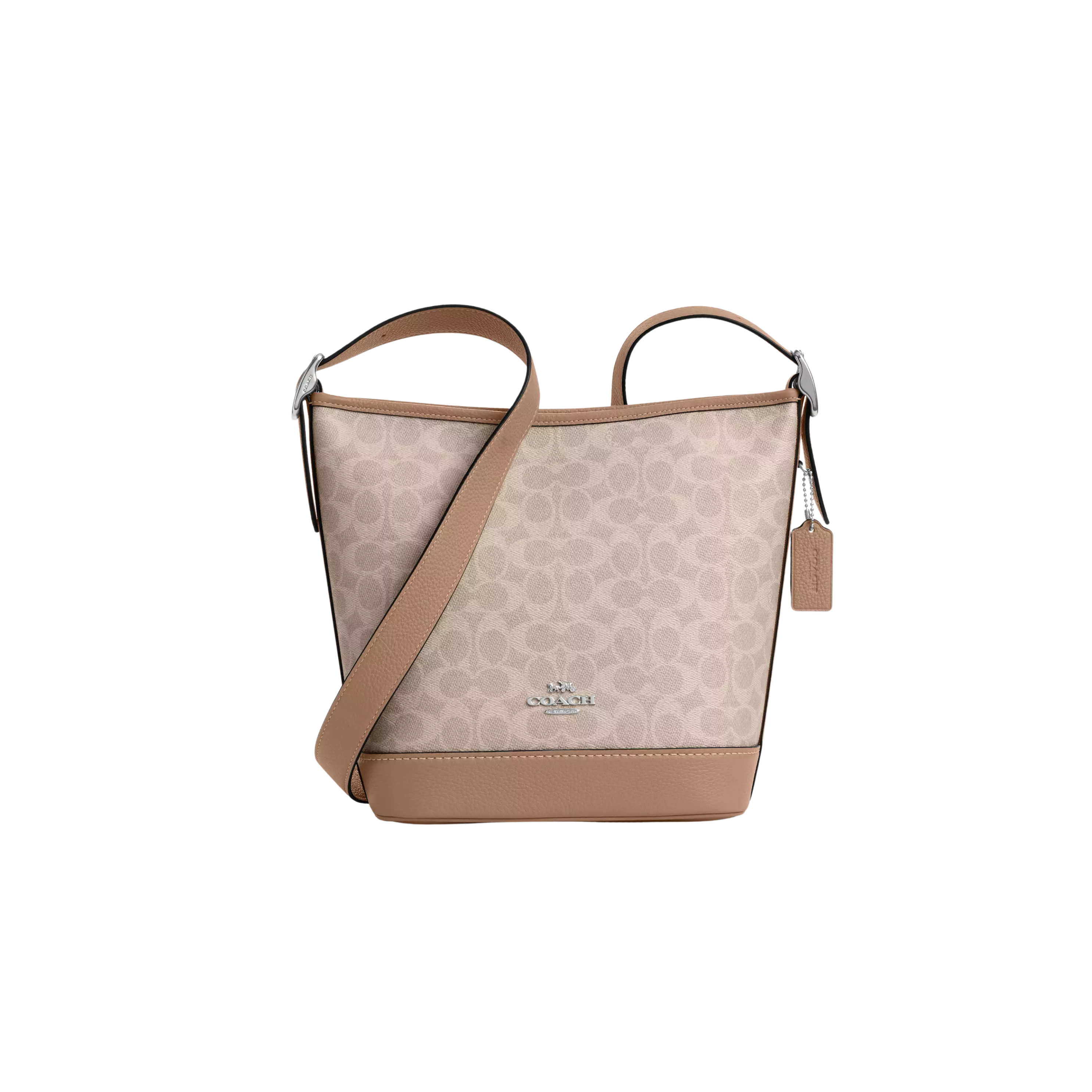 COACH Women Jude Duffle Bag - Silver Sand Taupe