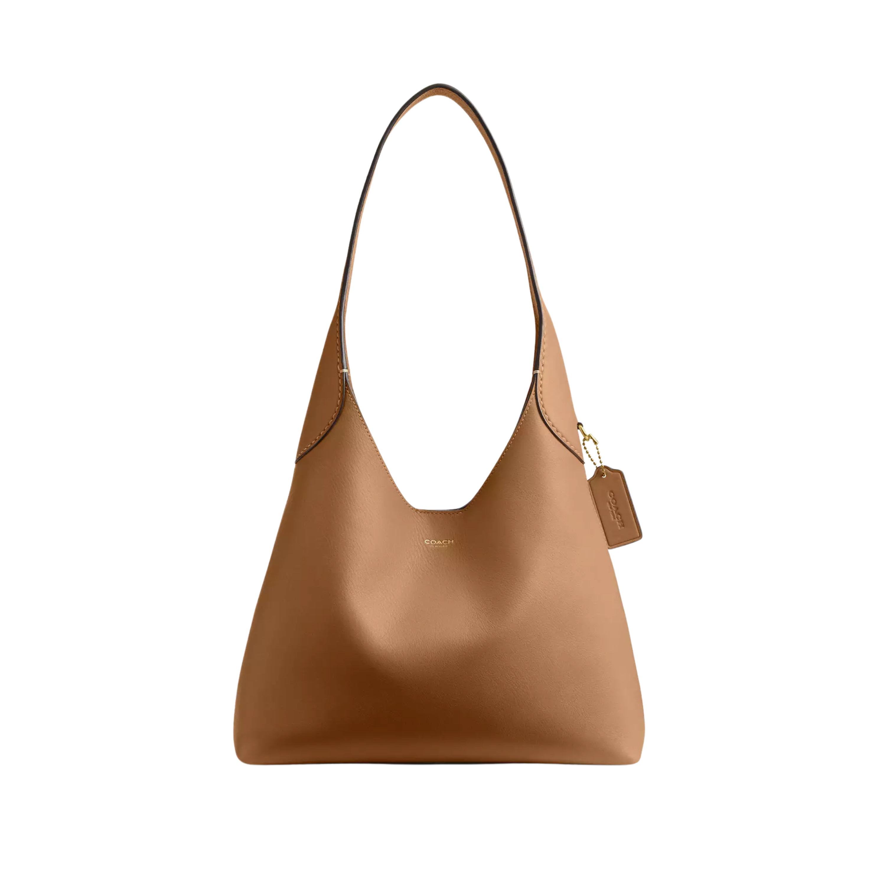 COACH Women Brooklyn Shoulder Bag 28 - Brass Honey Brown