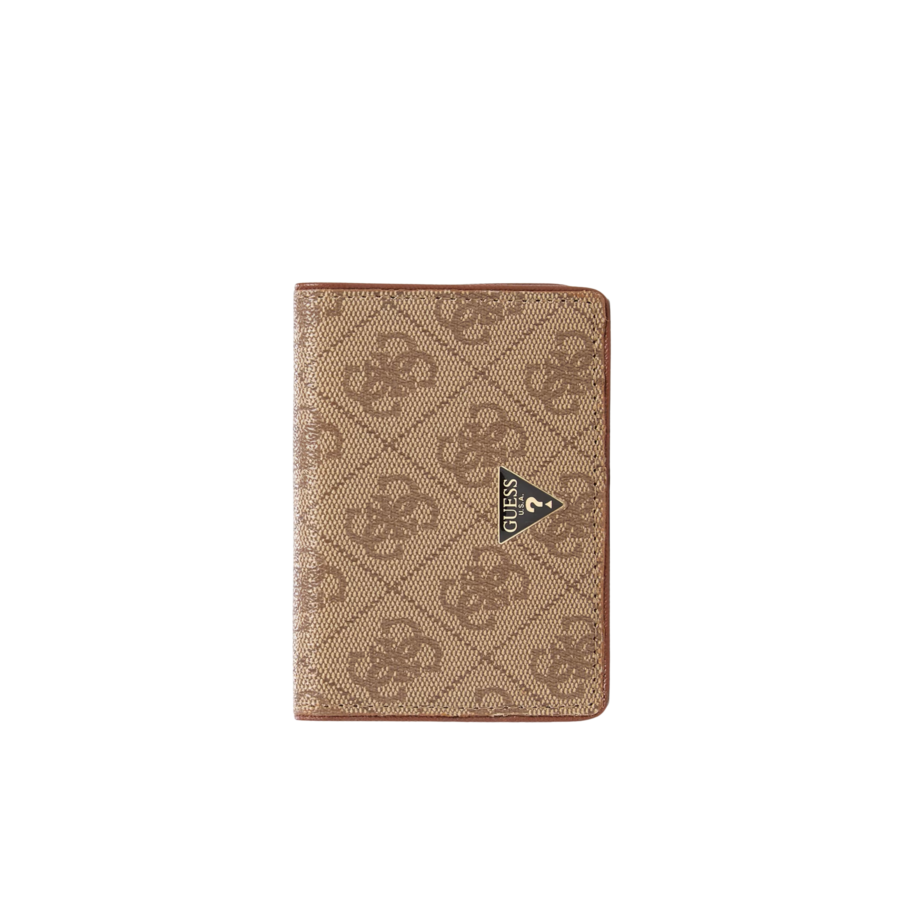 Guess Men Jared Signature Gusset Wallet - Tan