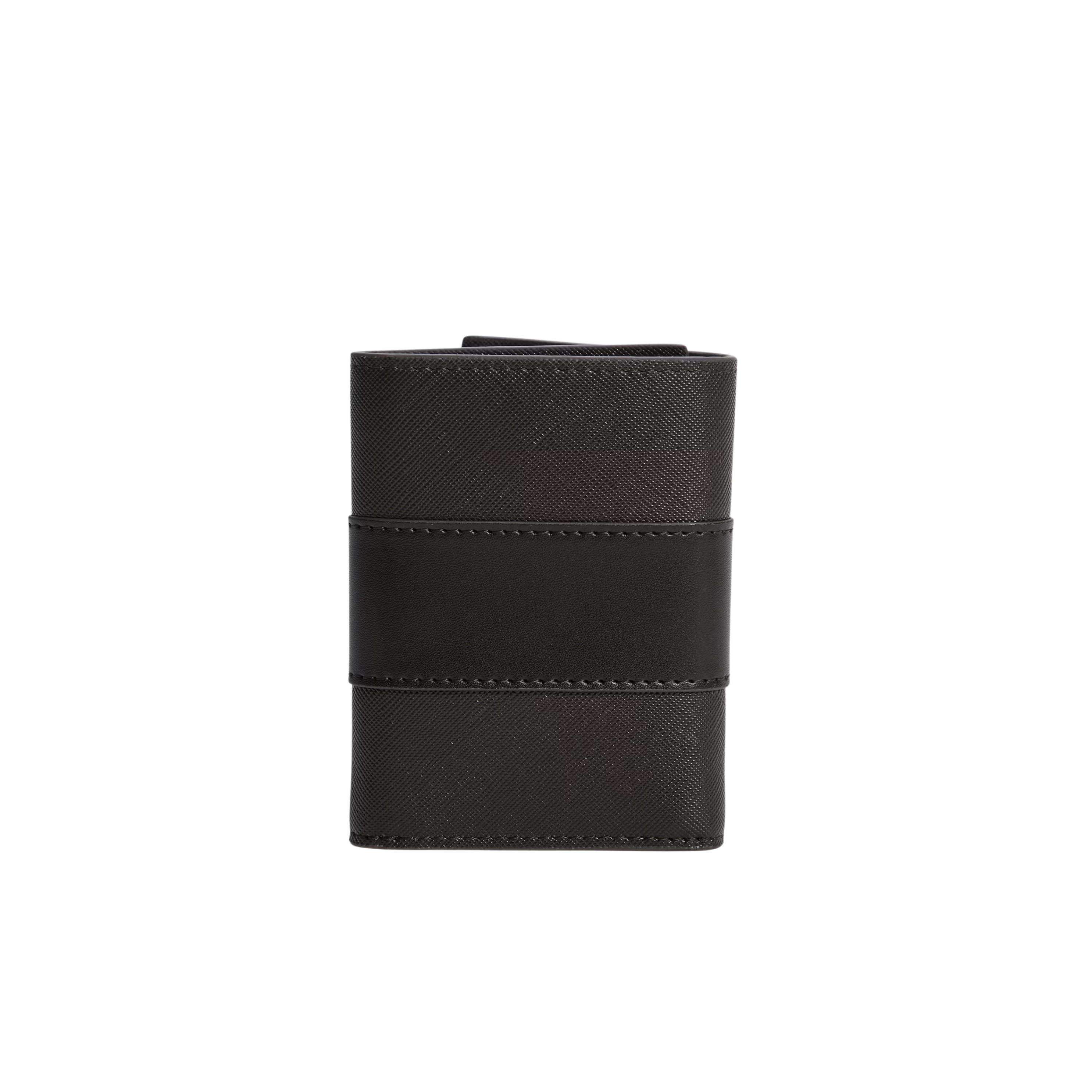Guess Men Debossed Logo Trifold Wallet - Brown
