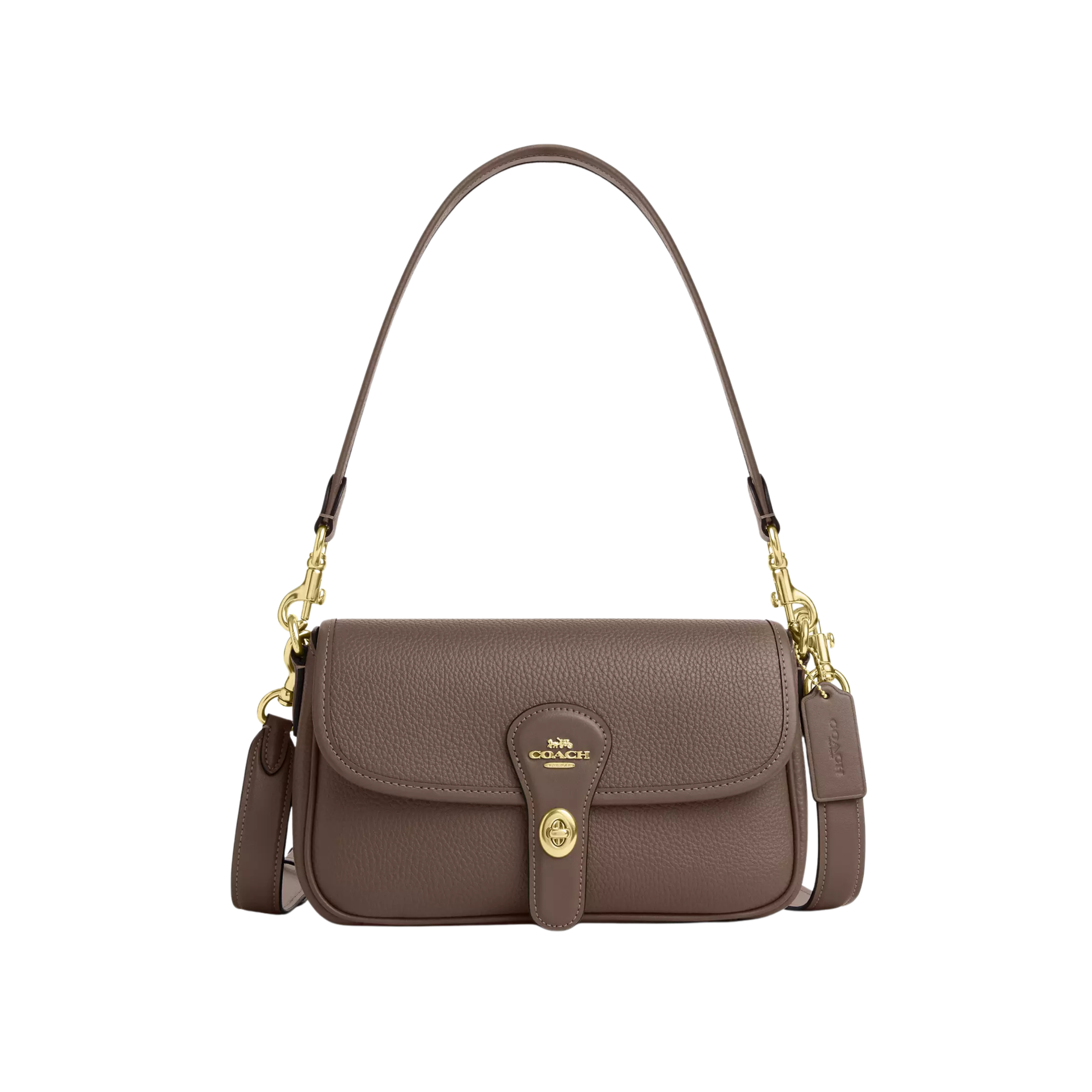 COACH Women Hadley Shoulder Bag - Gold Dark