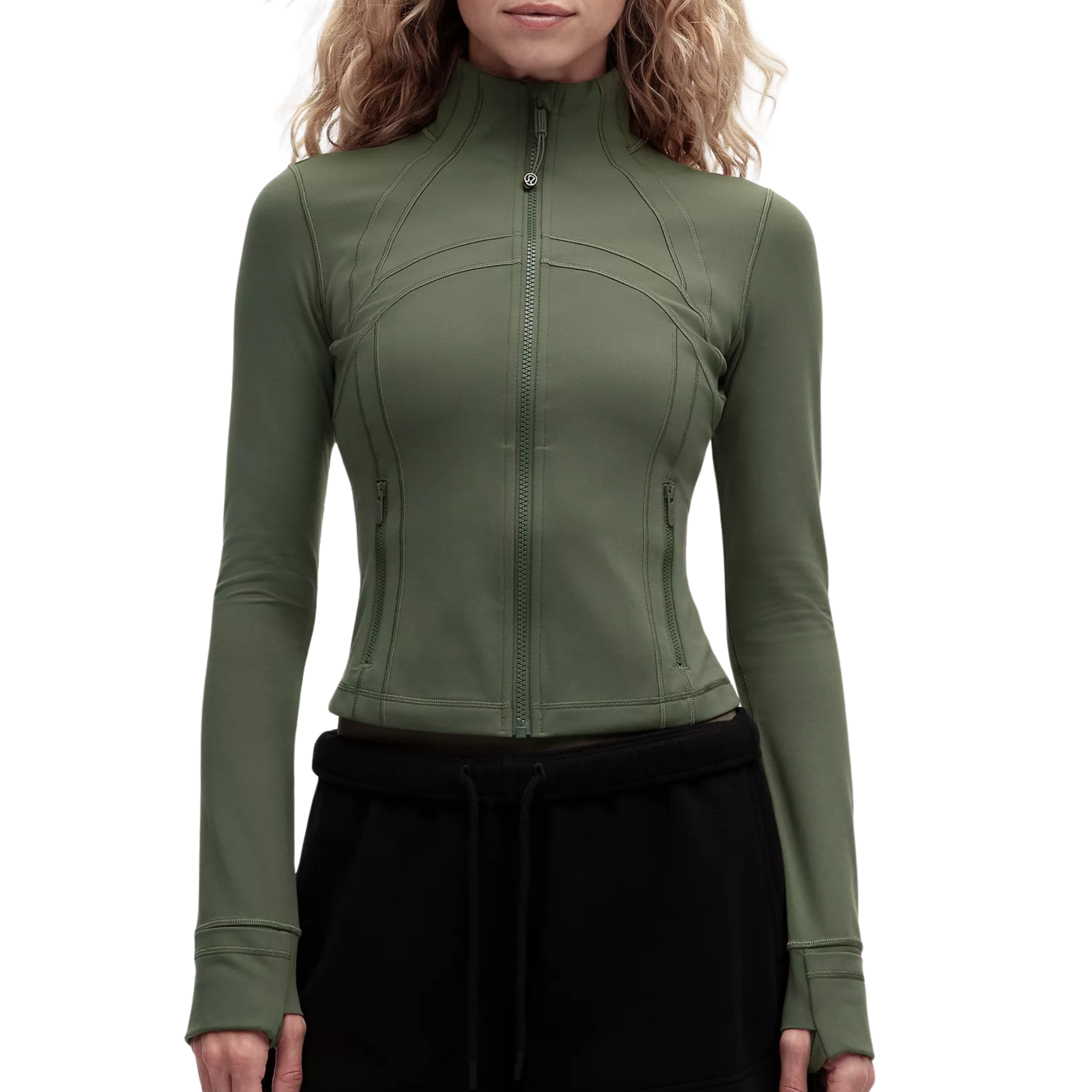 Lululemon Define Cropped Jacket - Sassy Sage