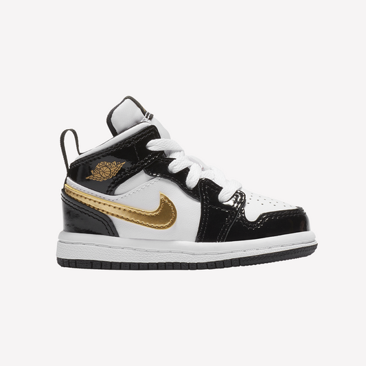 Nike Toddler Jordan AJ1 MID - Metallic Gold