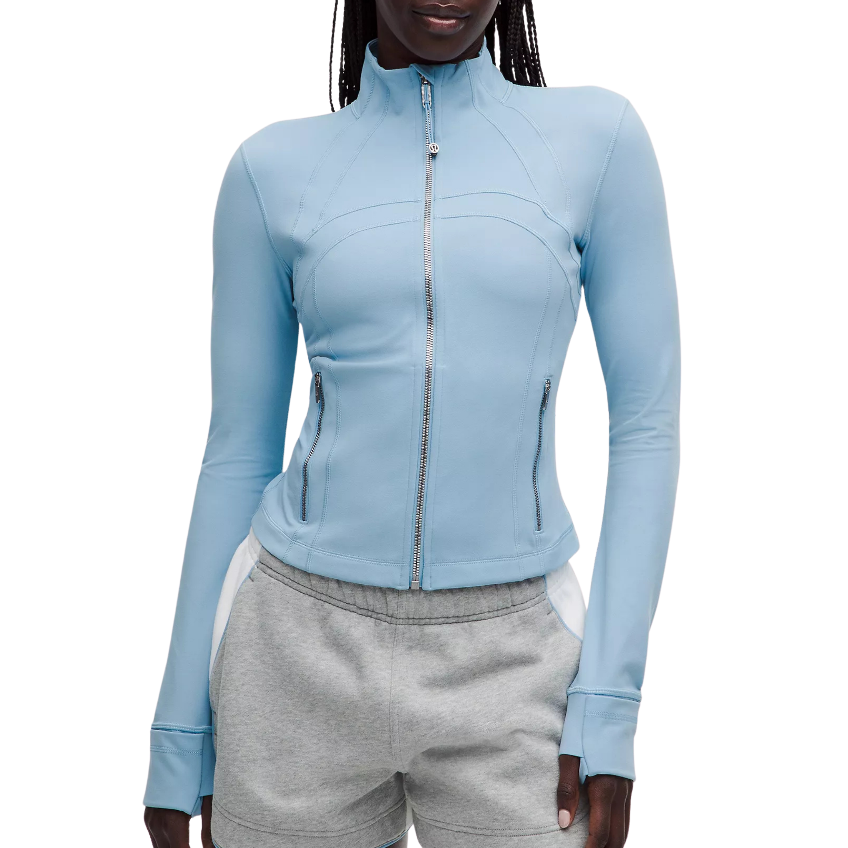 Lululemon Define Cropped Jacket - Dreamy Blue Mirror Silver