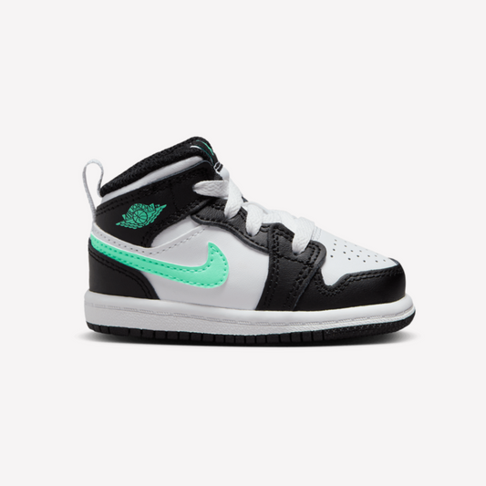 Nike Toddler Jordan AJ1 MID - White Green