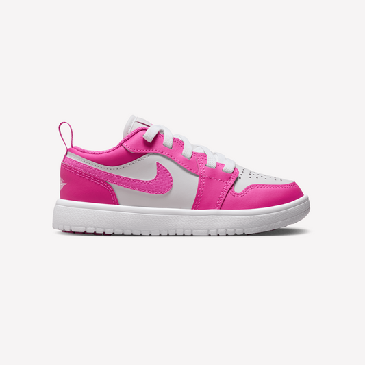 Nike Girls Kids Air Jordan 1 Low  - Pink Grey