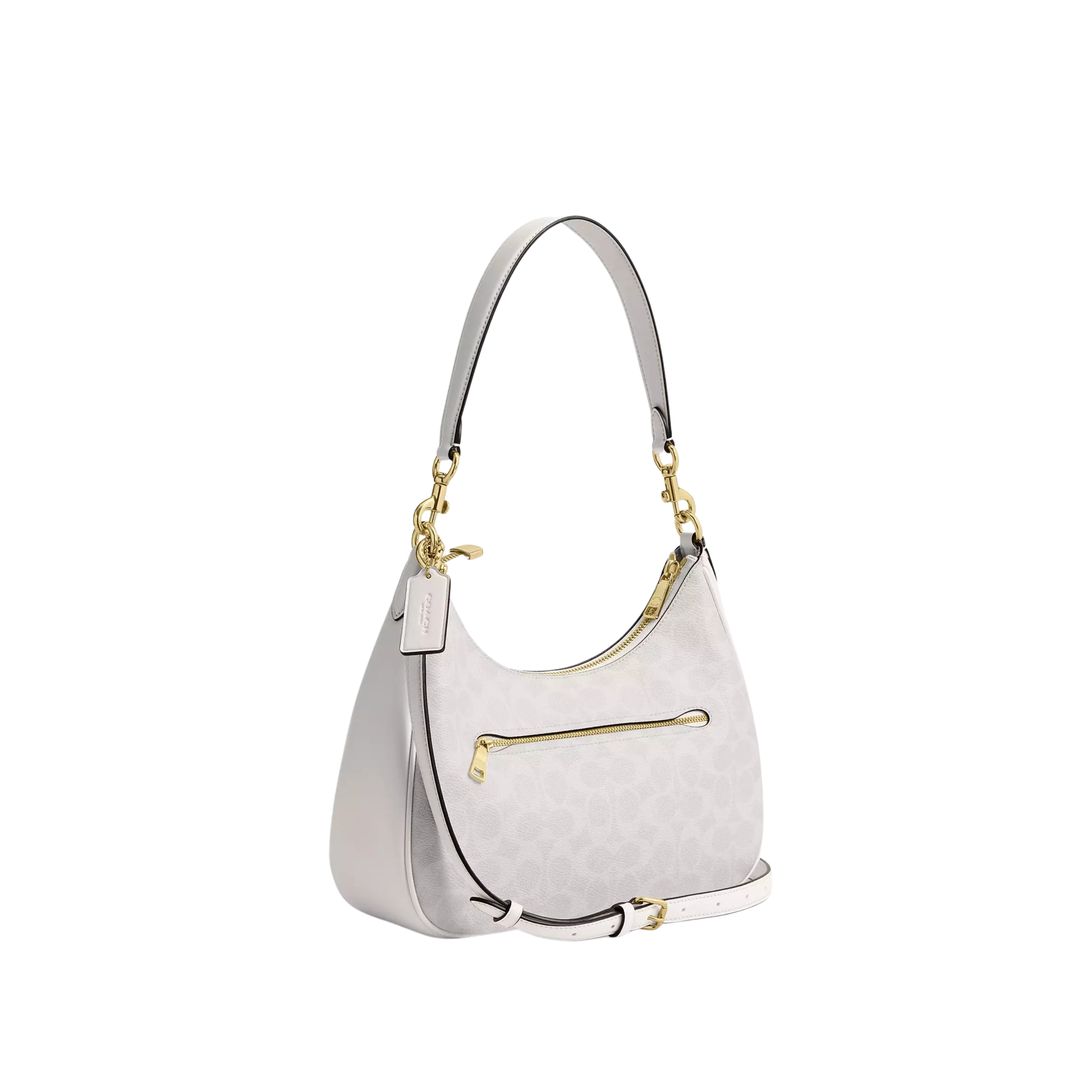 COACH Women Teri Hobo Bag - Gold White Chalk
