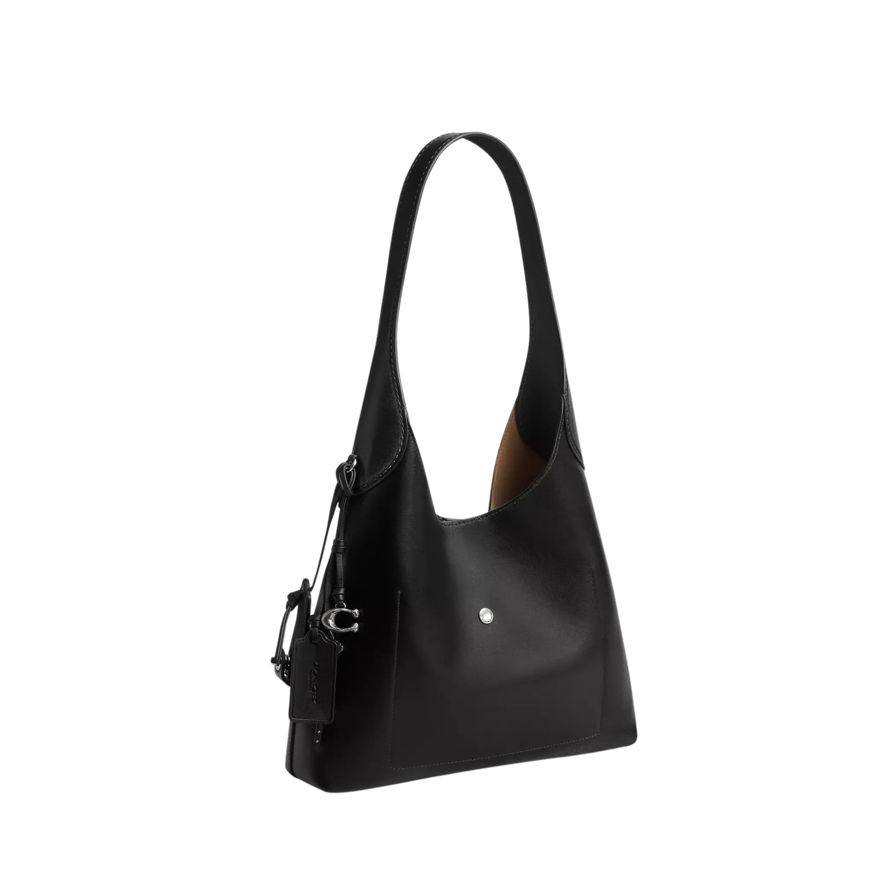 COACH Women Brooklyn Shoulder Bag 28 - Silver Black Brown