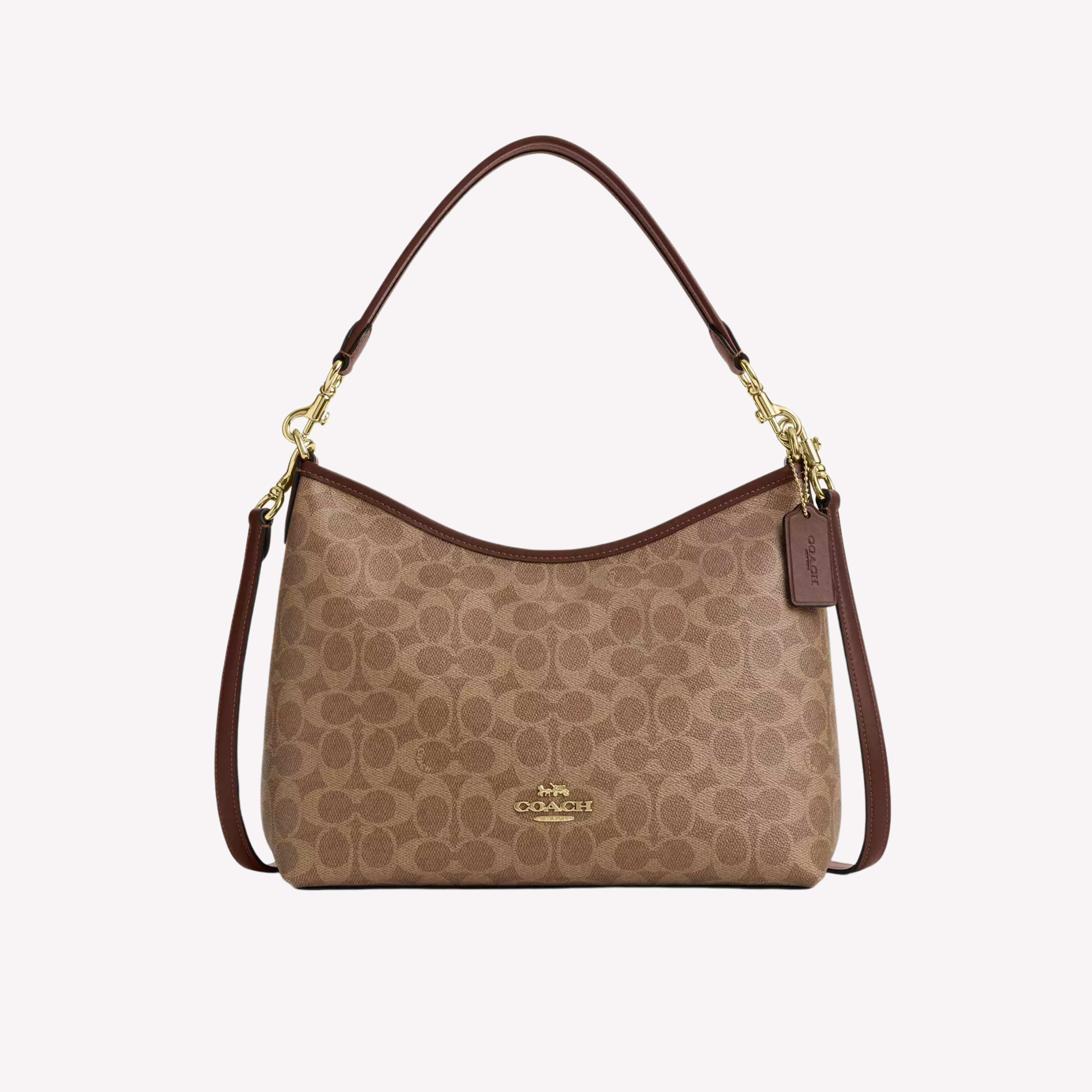 COACH Laurel Shoulder Bag - Tan Brown