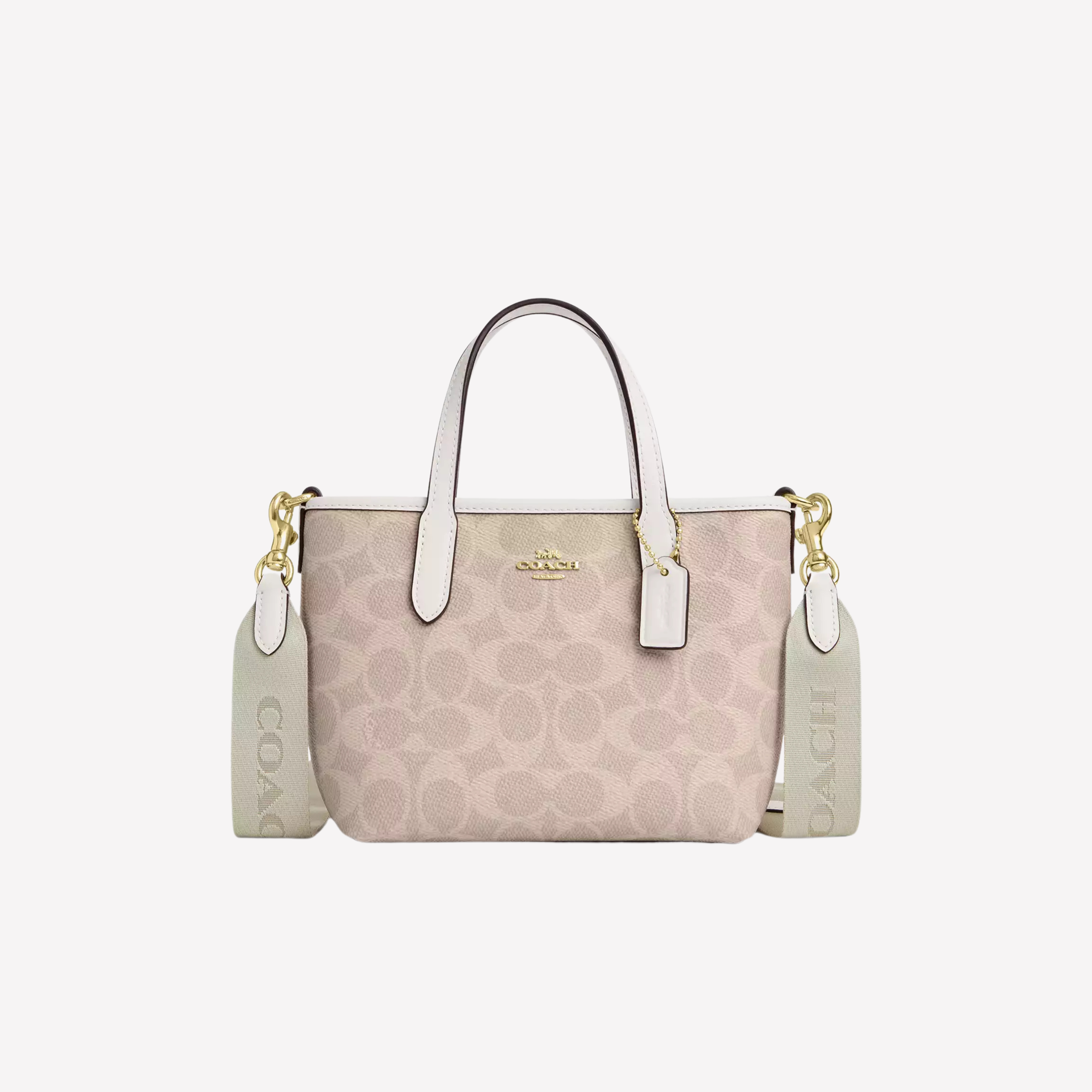COACH City Mini Tote Bag - Sand Chalk