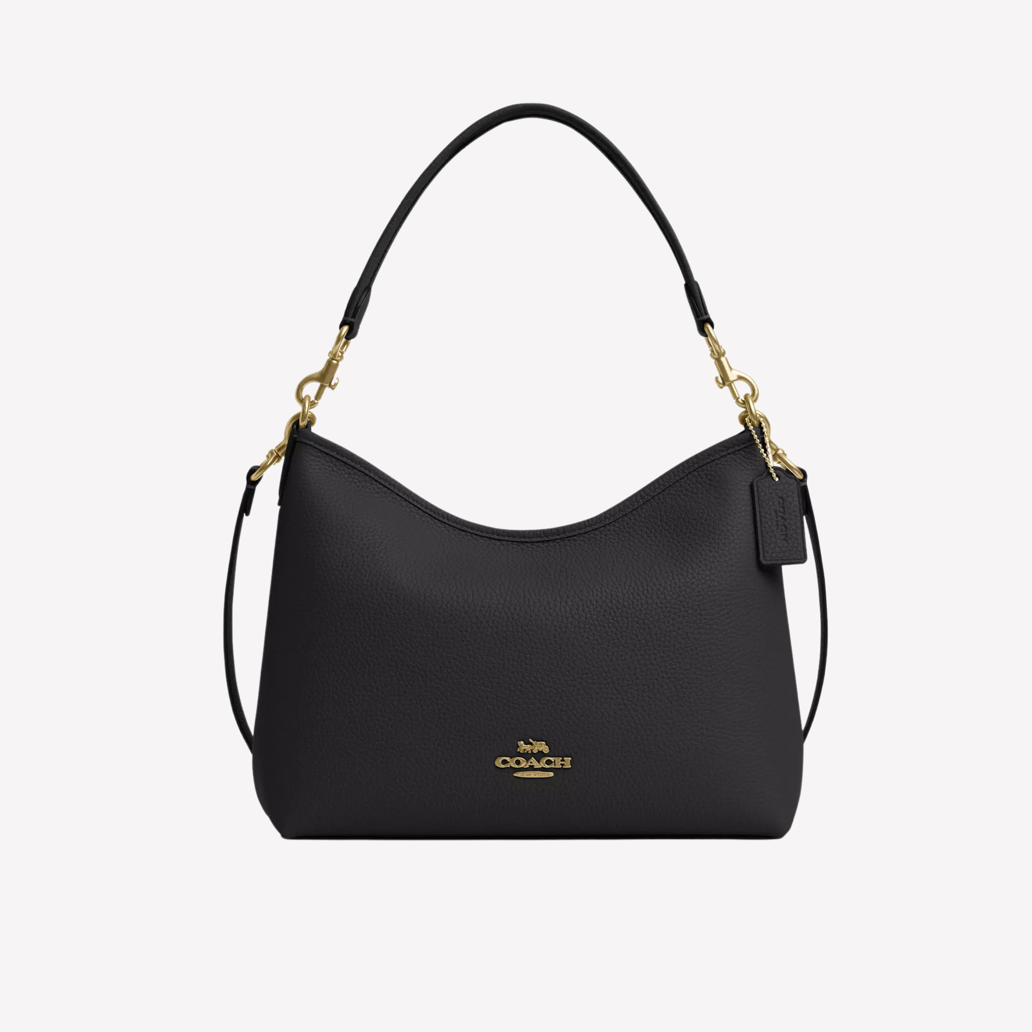COACH Laurel Shoulder Bag - Gold Black