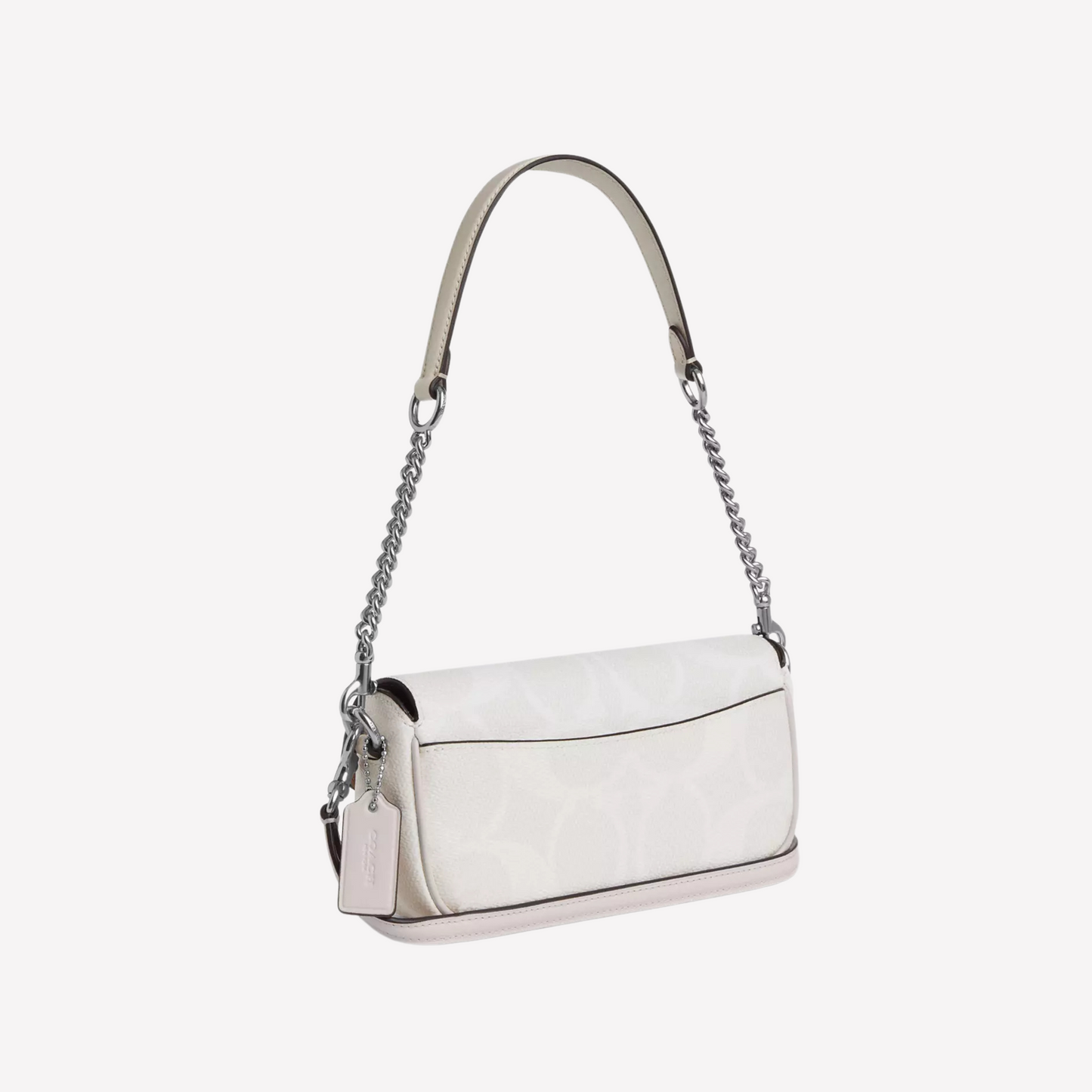 COACH Rowan Hailey Flap Bag - White Chalk