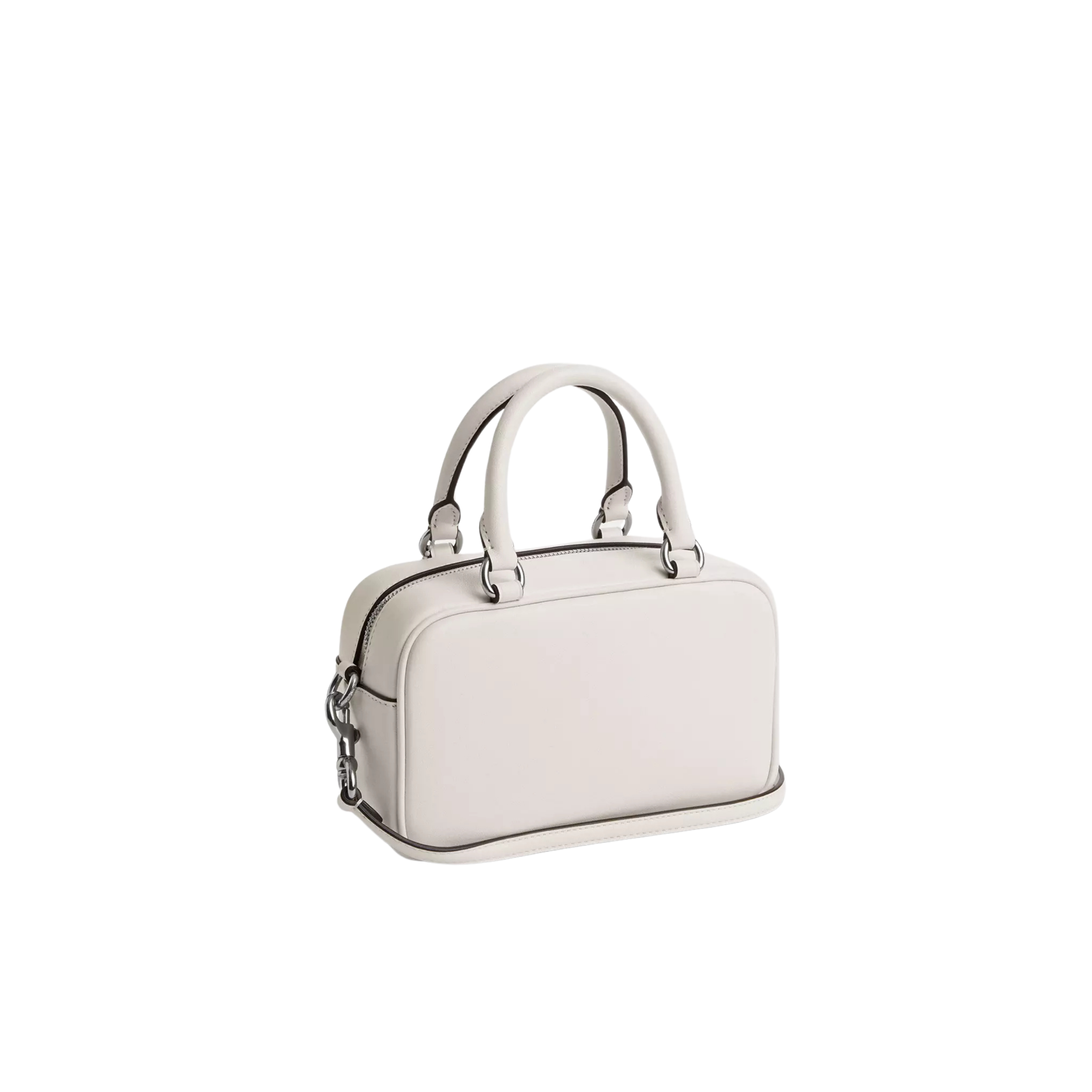 COACH Women Satchel Crossbody - Silver Chalk