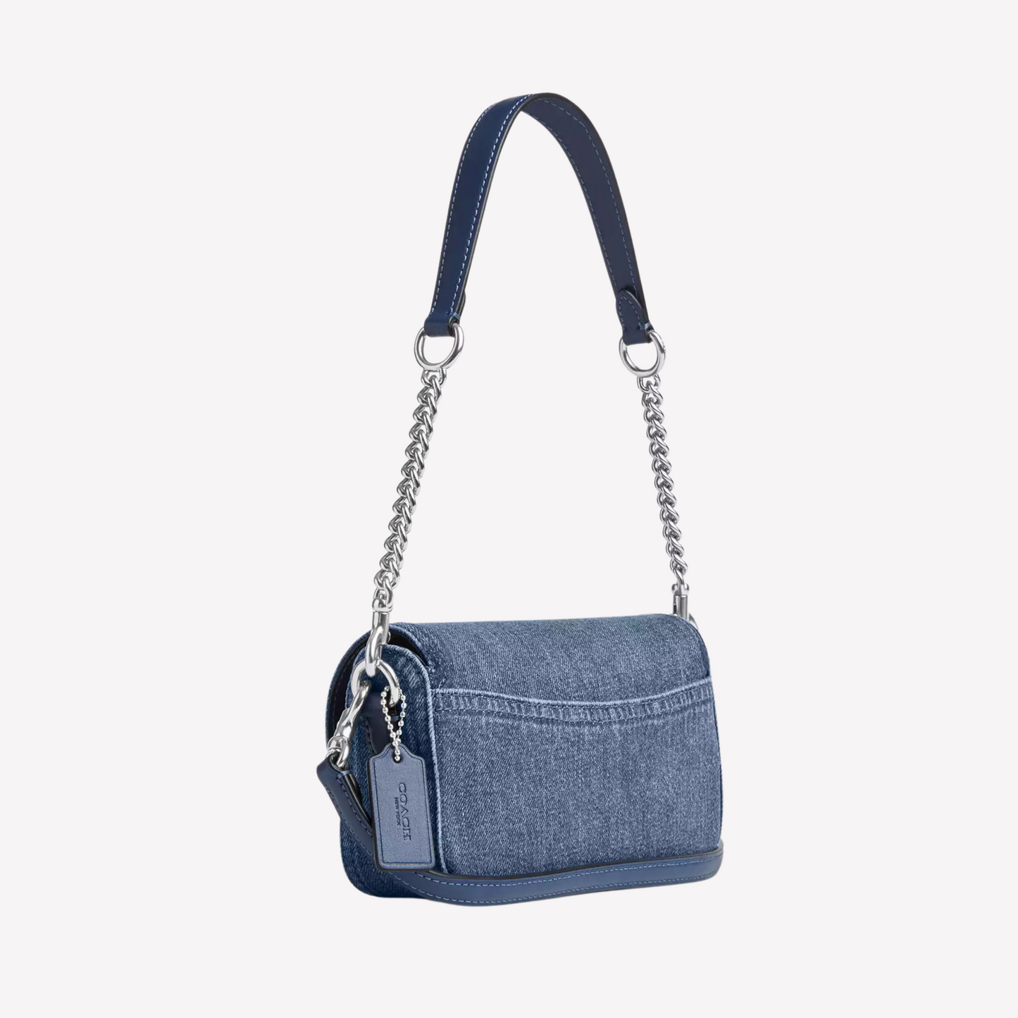 COACH Rowan Hailey Flap Bag - Denim Indigo