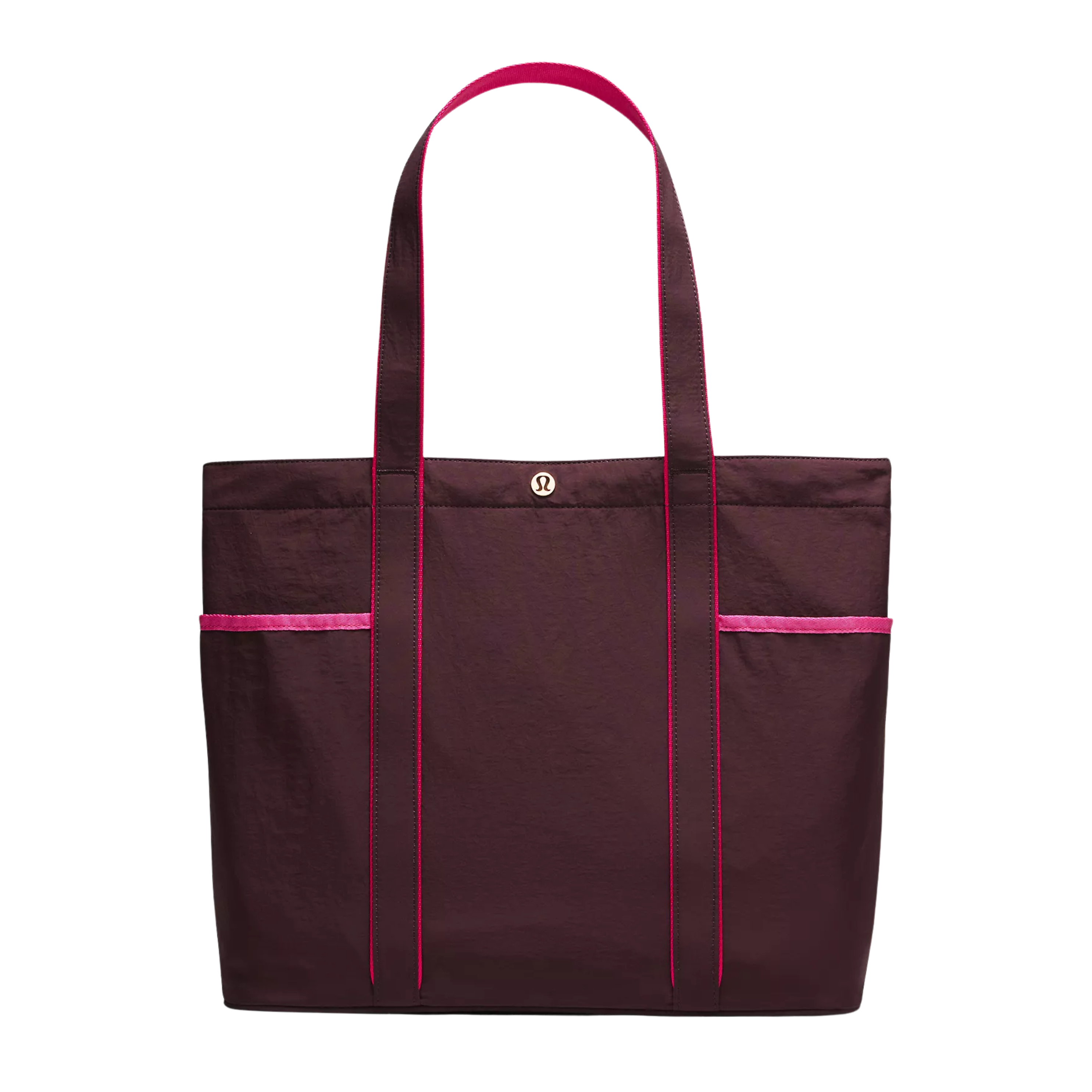 Lululemon Daily Multi-Pocket Tote Bag - Black Plum Jewelled