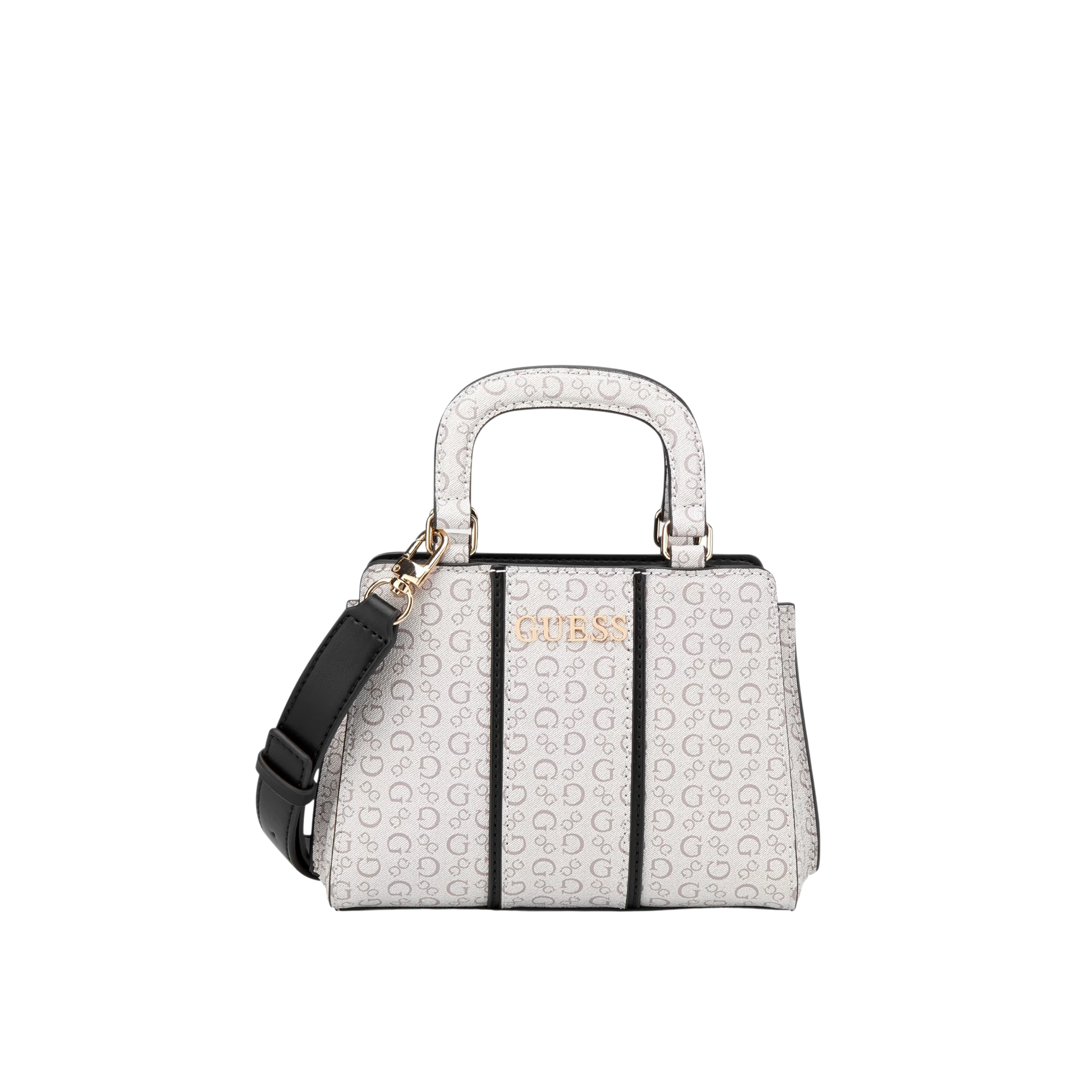 Guess Women  Radleigh Logo Mini Satchel - Off White