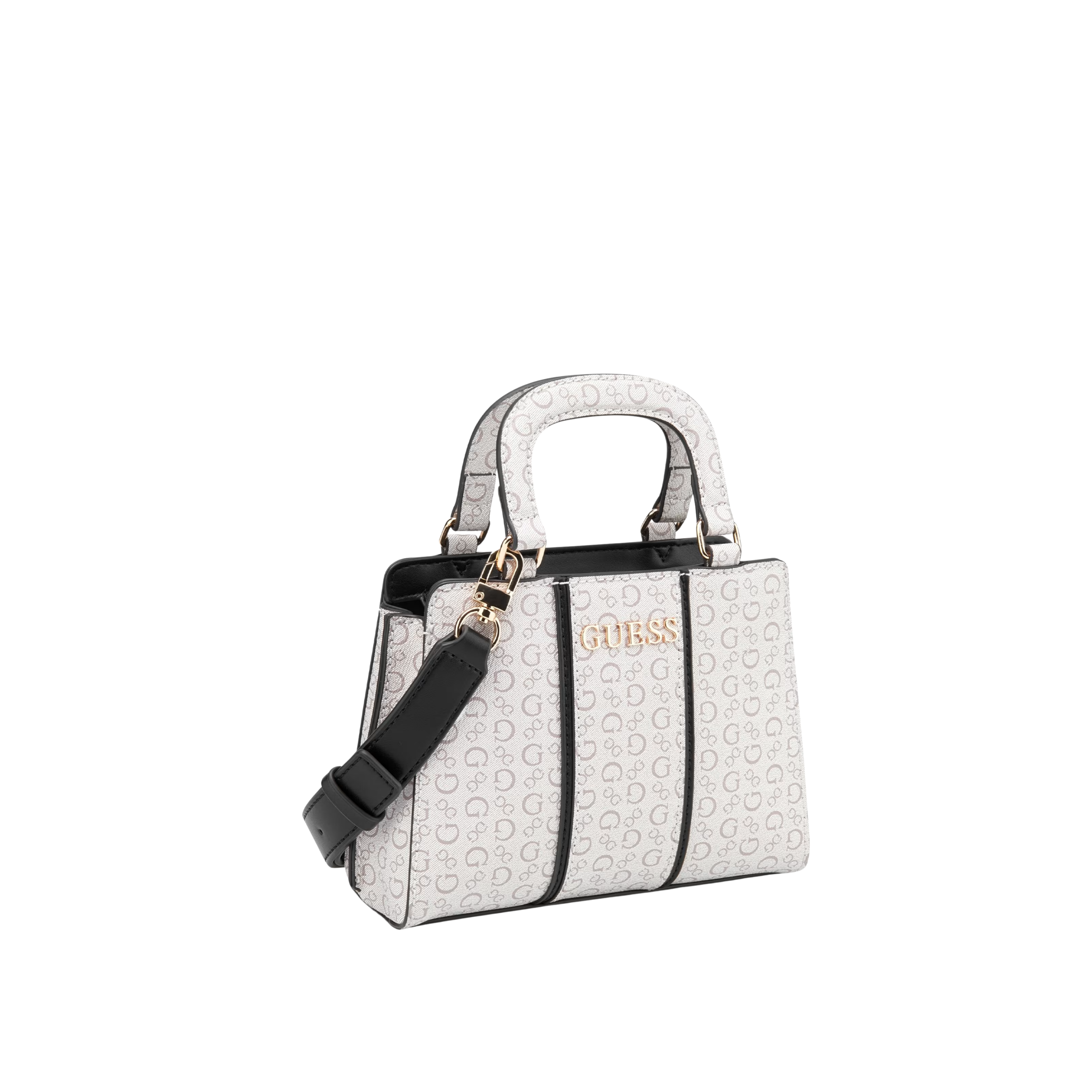 Guess Women  Radleigh Logo Mini Satchel - Off White