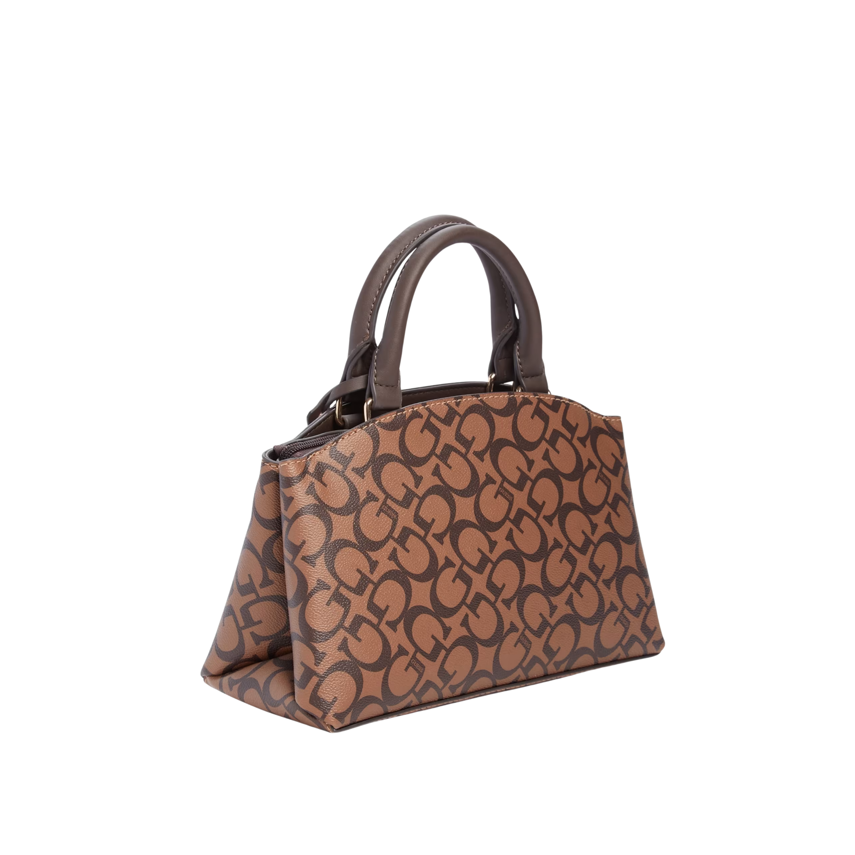 Guess Women Easley Small Satchel - Brown