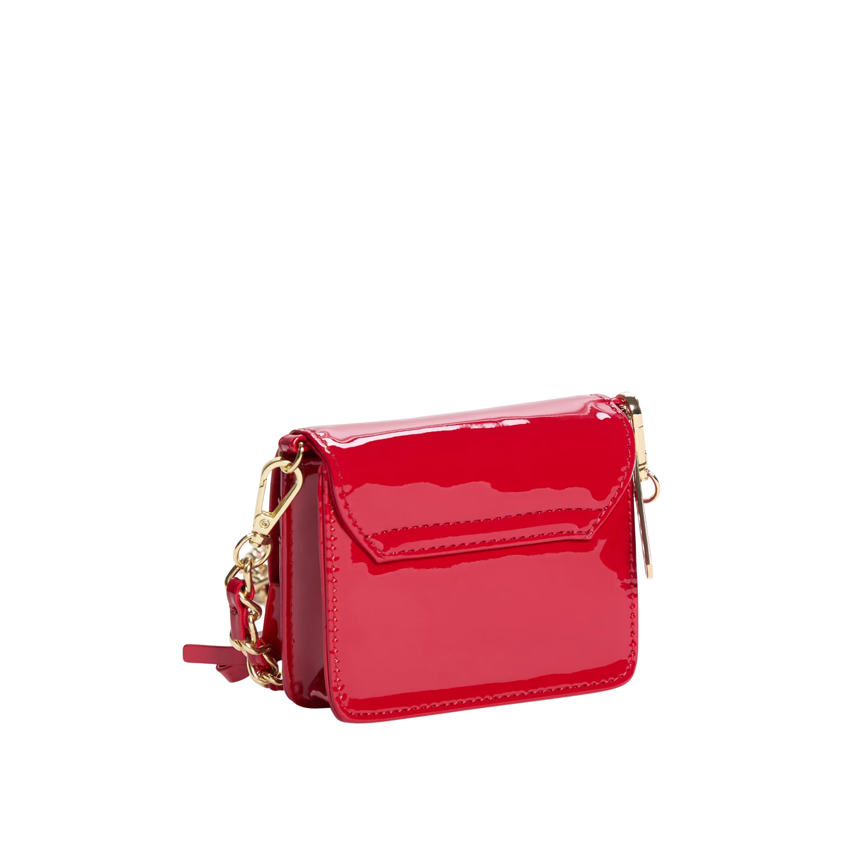 Guess Women Elssie Card Case Crossbody - Red