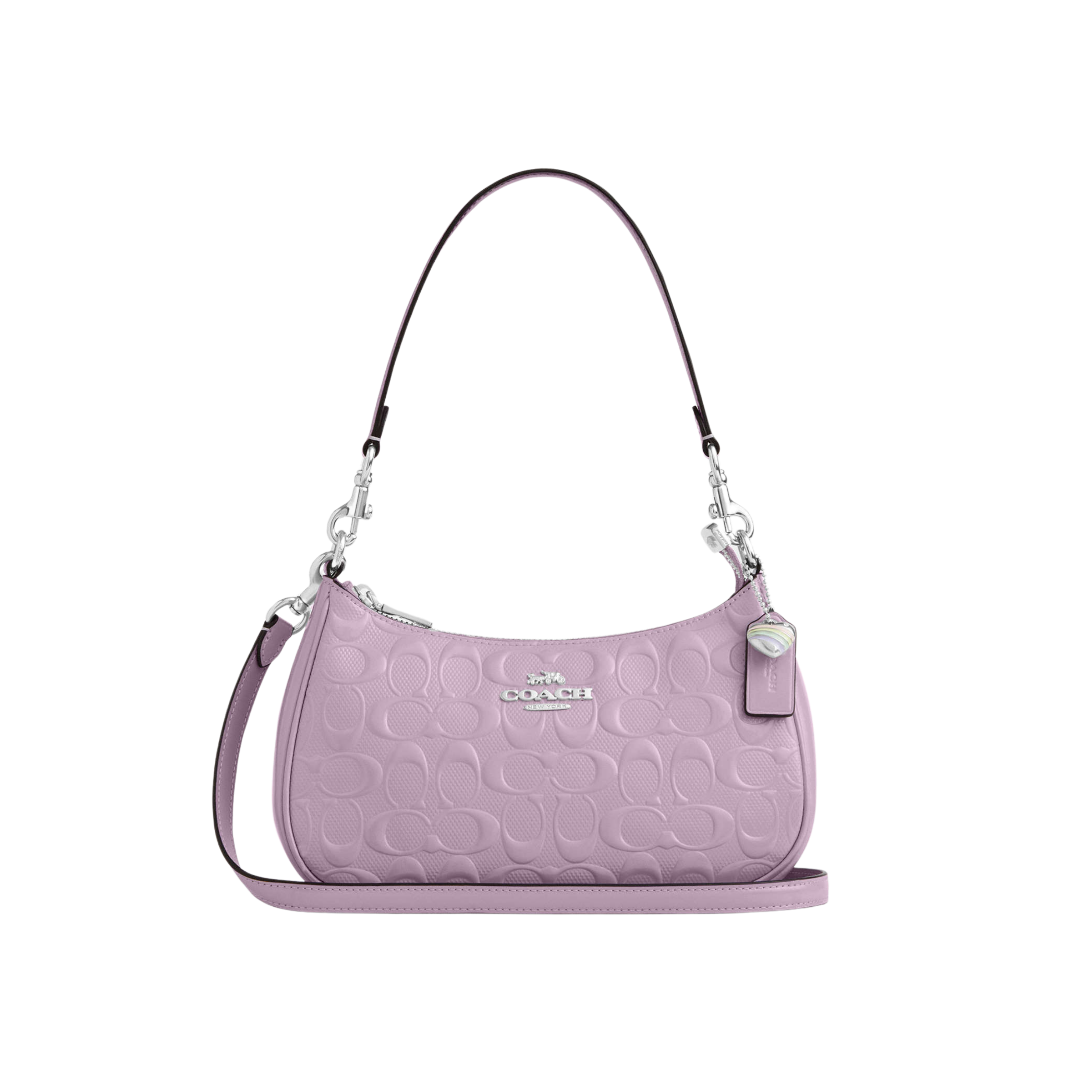 Coach Women Teri Shoulder Bag - Silver Light Violet